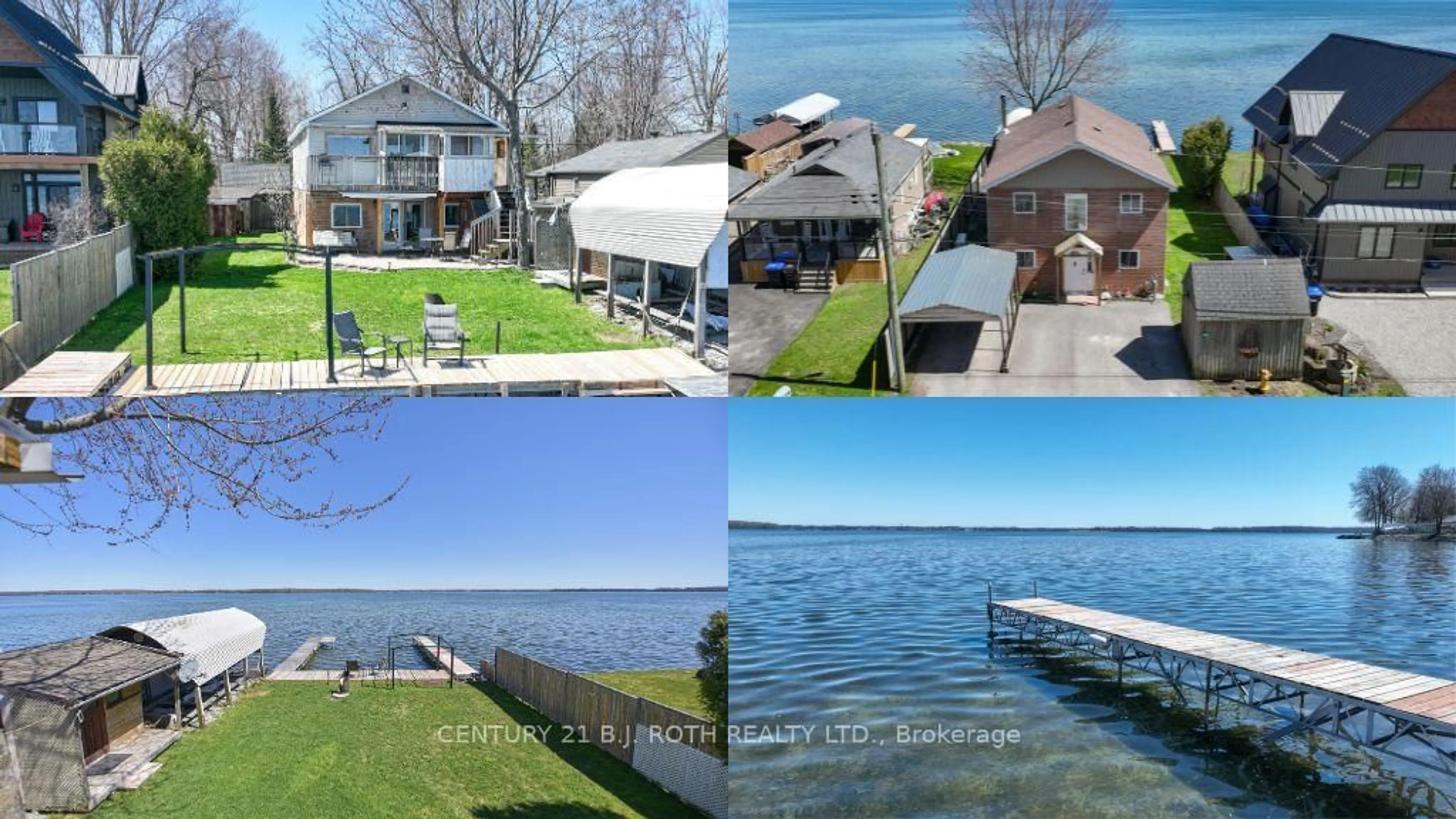 A pic from outside/outdoor area/front of a property/back of a property/a pic from drone, water/lake/river/ocean view for 3801 Wood Ave, Severn Ontario L3V 6H3