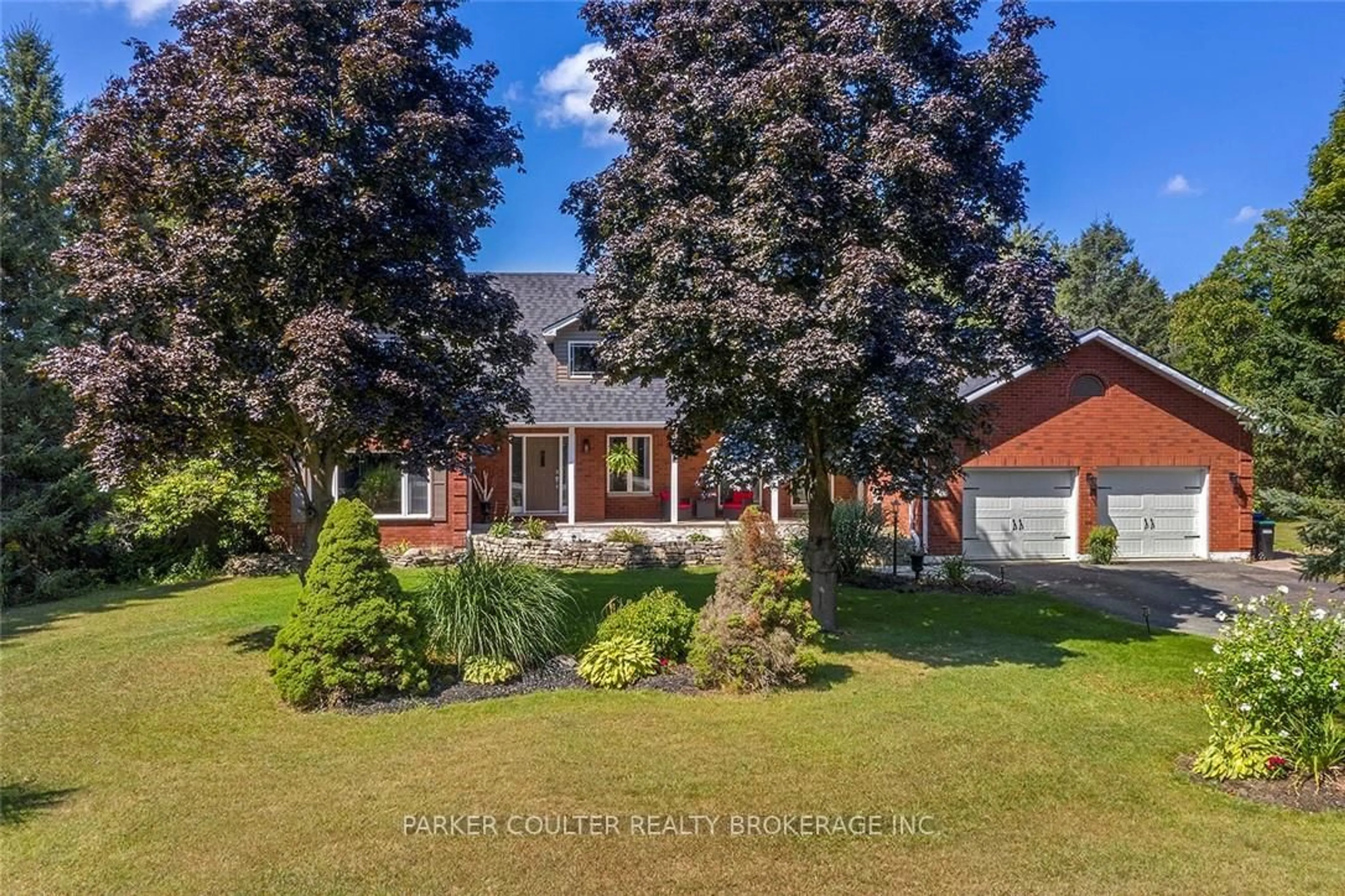 A pic from outside/outdoor area/front of a property/back of a property/a pic from drone, street for 2038 Snow Valley Rd, Springwater Ontario L0L 1Y3