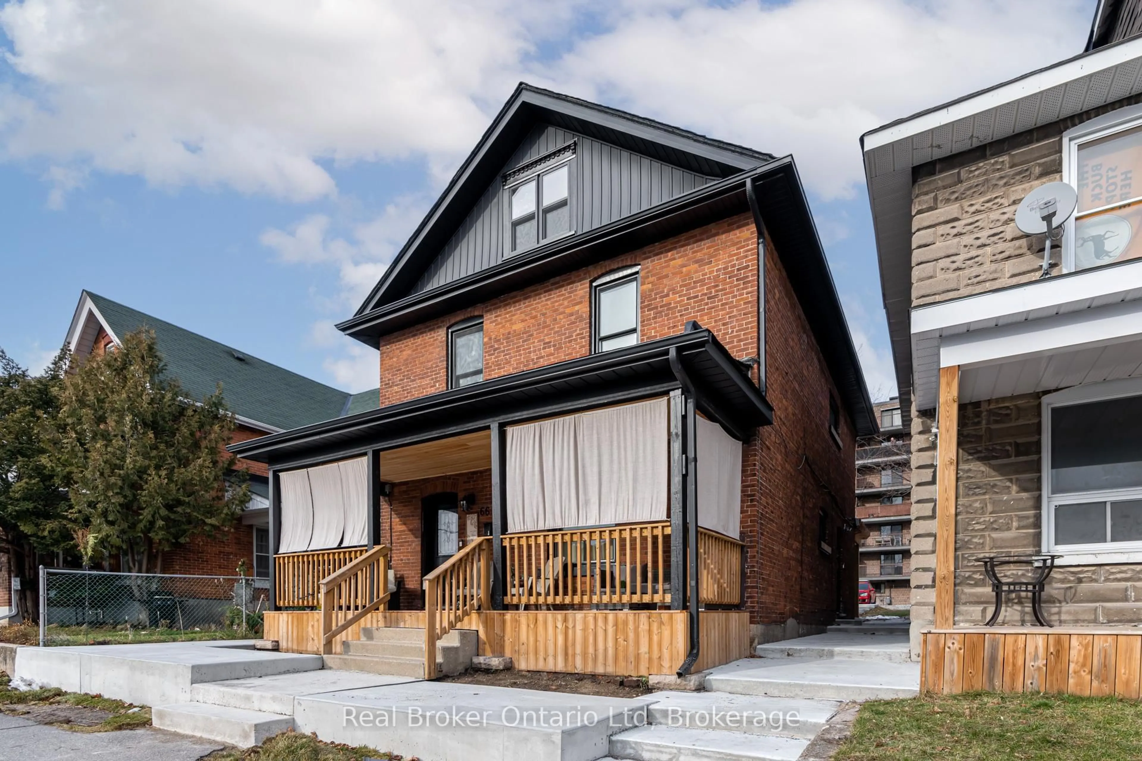 Home with brick exterior material, street for 66 Nottawasaga St, Orillia Ontario L3V 3J4