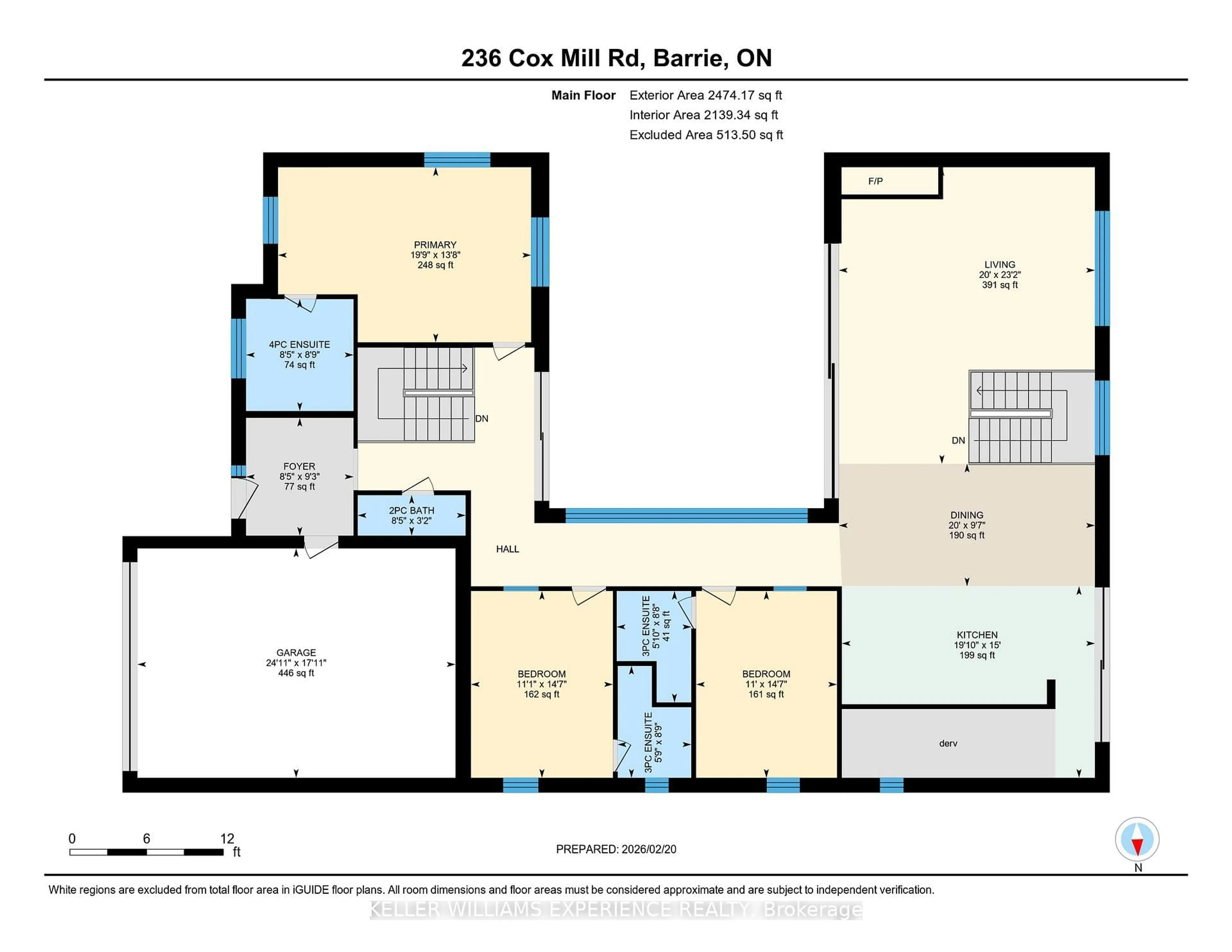 Floor plan for 236 Cox Mill Rd, Barrie Ontario L4N 4G5