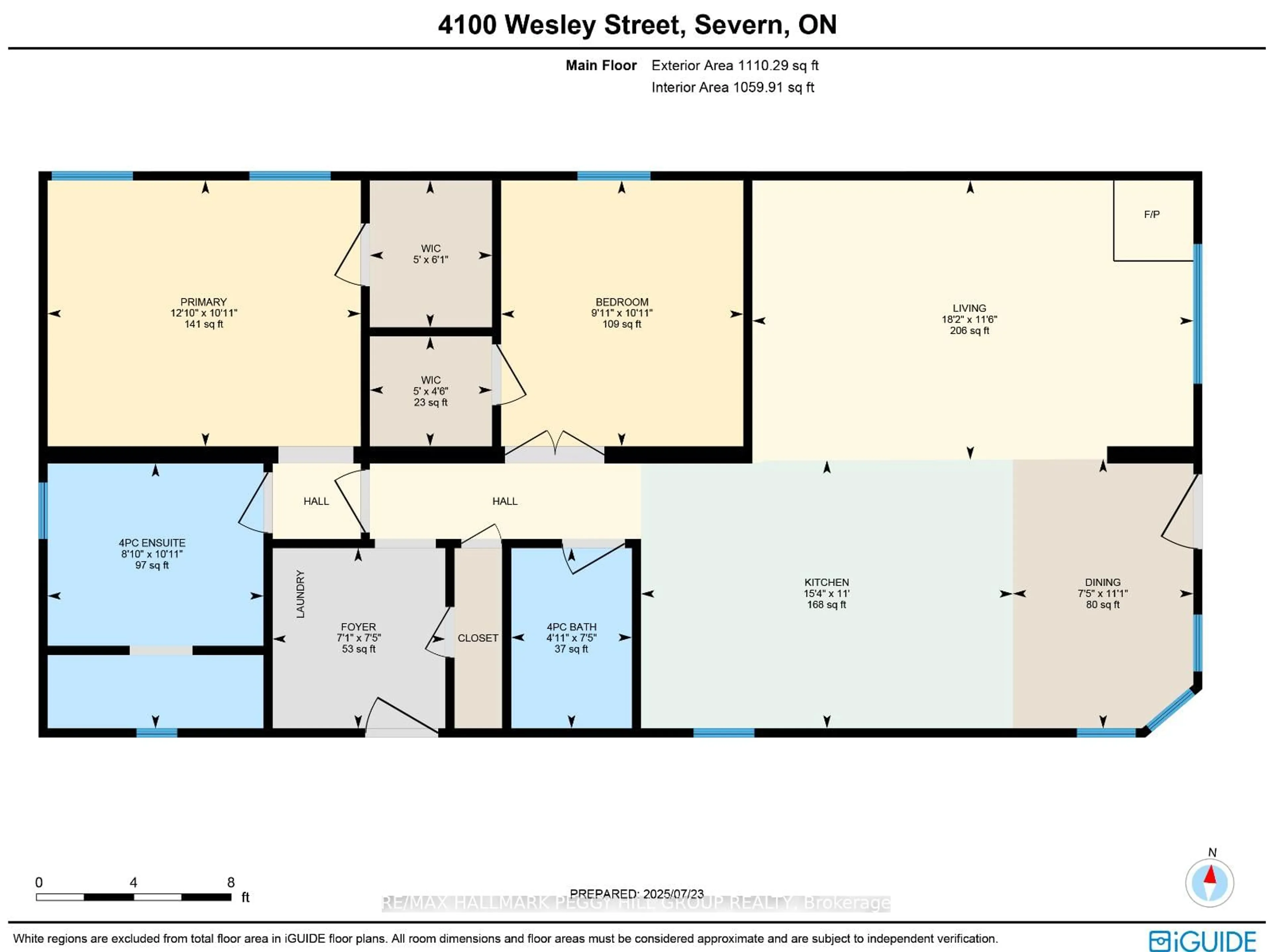 Floor plan for 4100 Wesley St, Severn Ontario L3V 0V4
