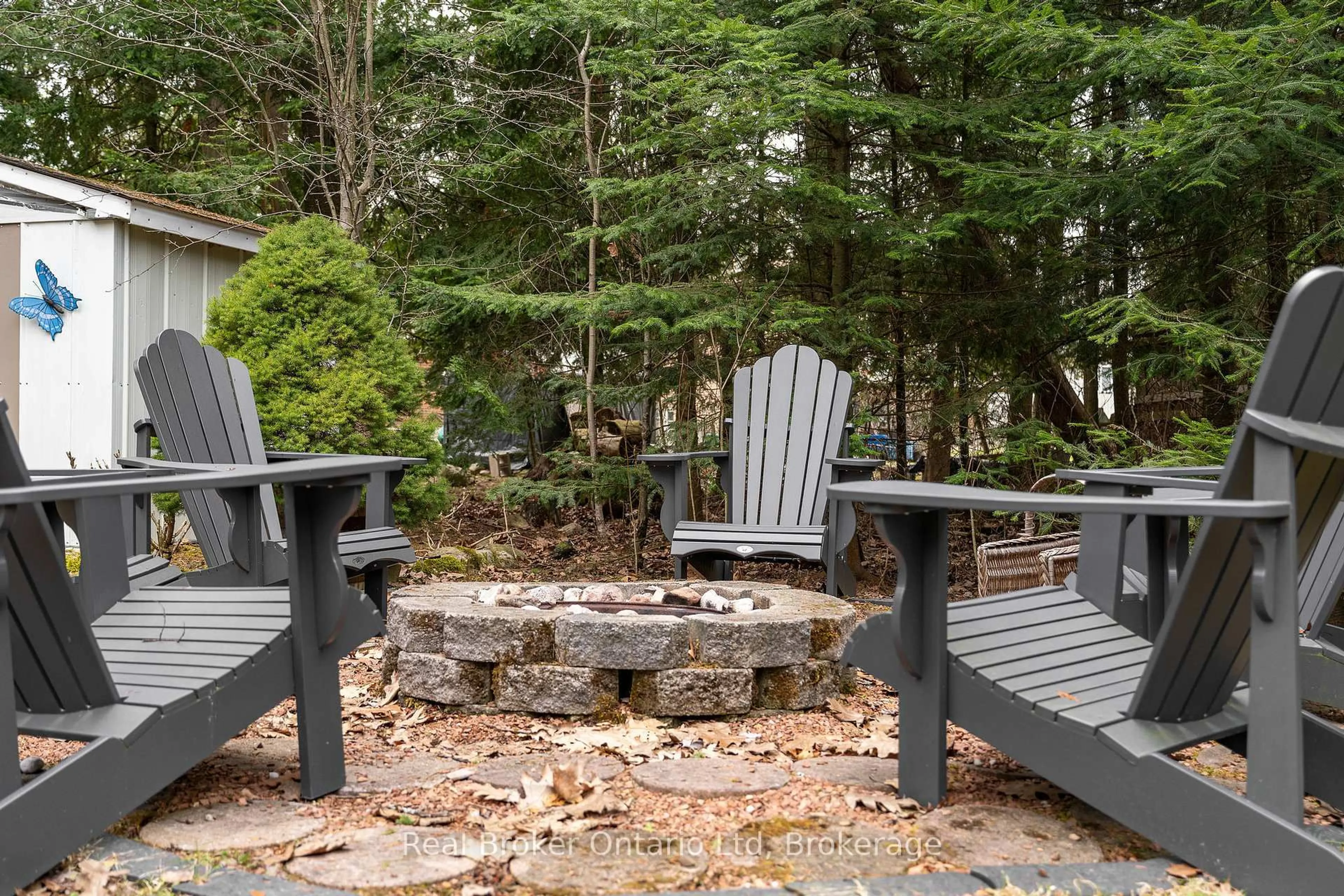 Patio, forest/trees view for 1071 LAWSON Rd, Tiny Ontario L0L 1P0