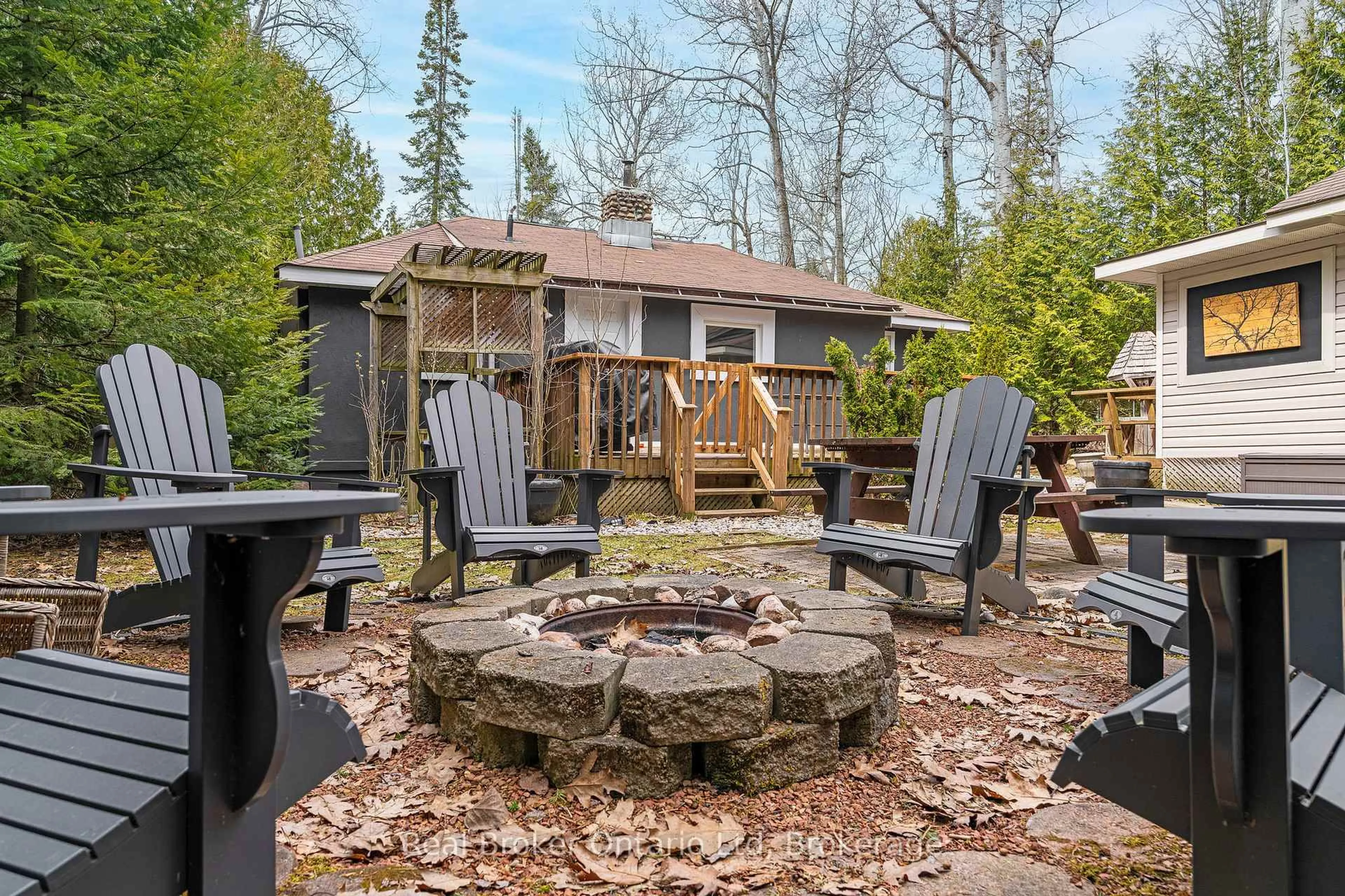 Patio, forest/trees view for 1071 LAWSON Rd, Tiny Ontario L0L 1P0