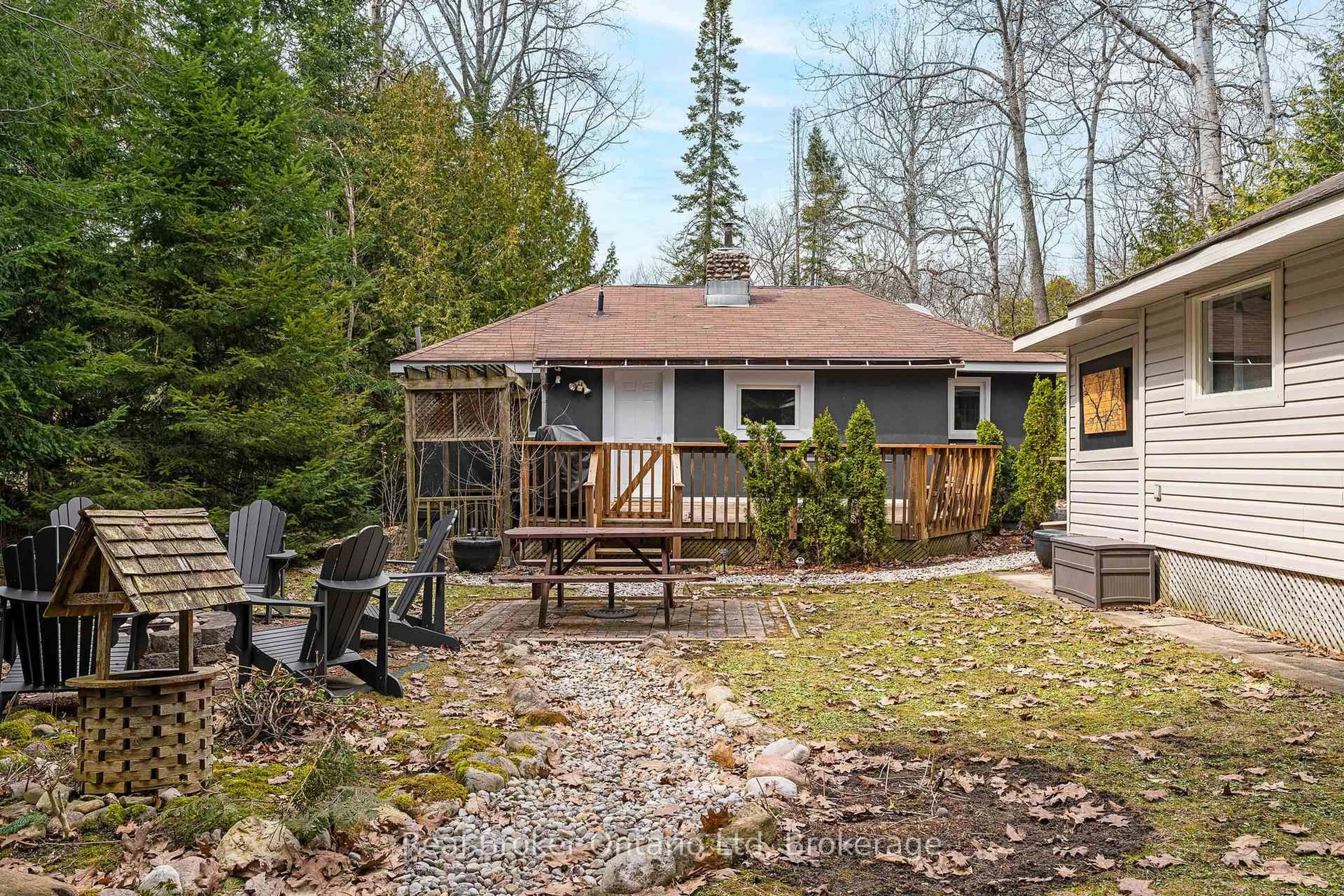 Patio, forest/trees view for 1071 LAWSON Rd, Tiny Ontario L0L 1P0