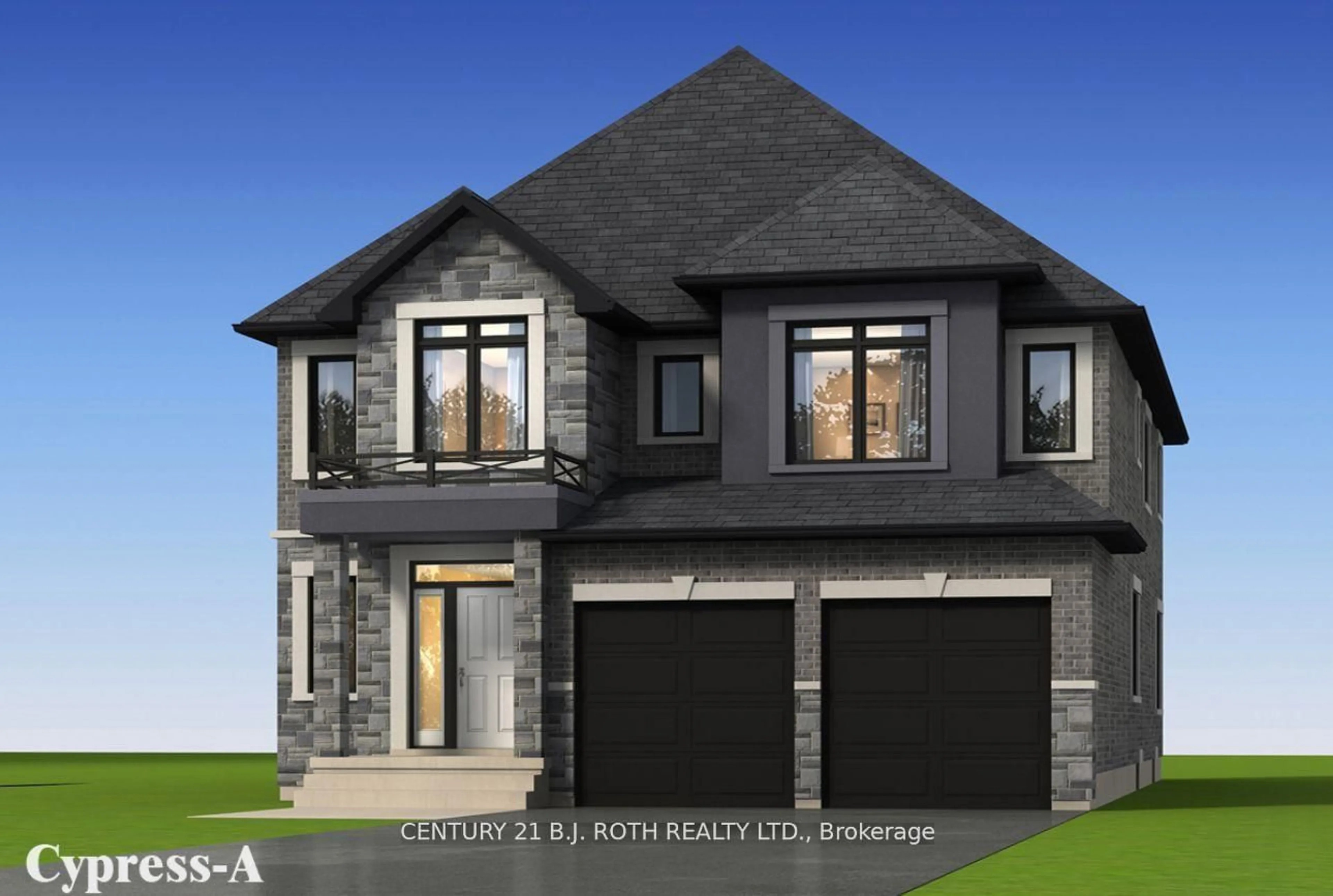 Home with brick exterior material, street for LOT 34 MONARCH Dr, Orillia Ontario L3V 8L8