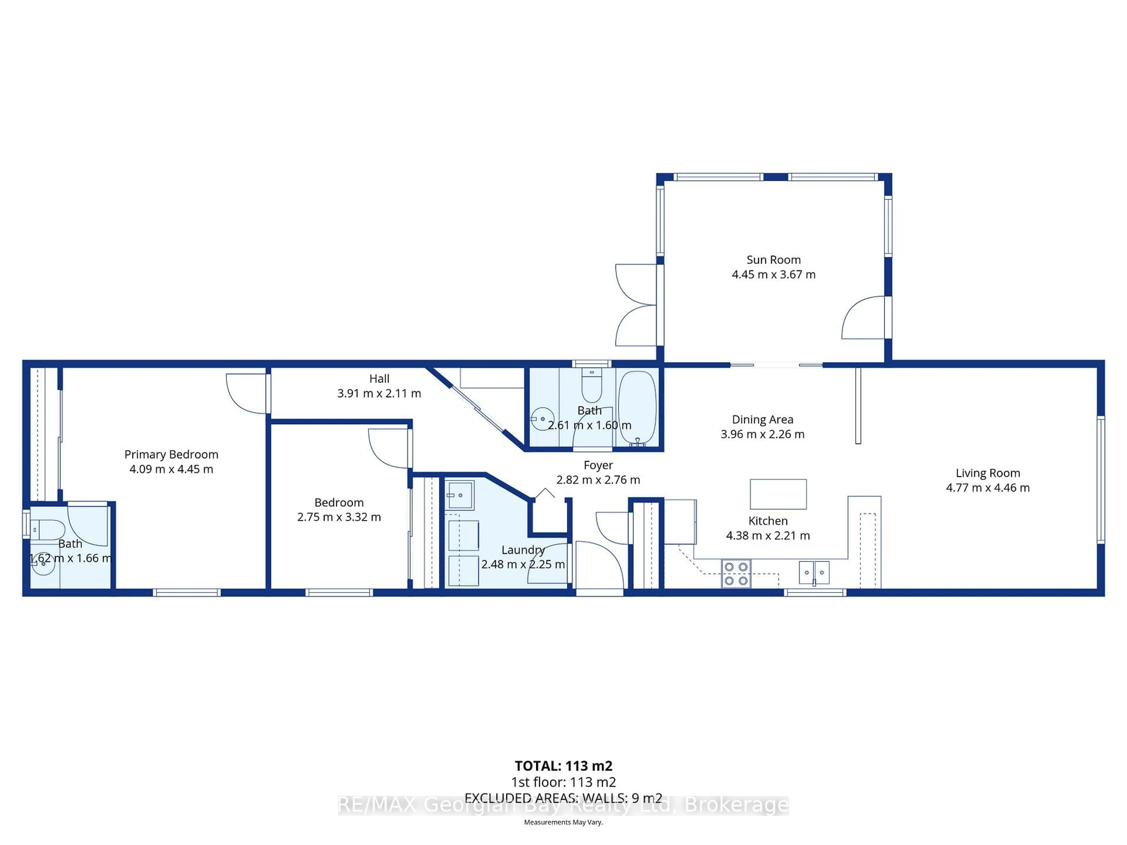Floor plan for 5411 Elliott Sdrd #43 Highland Ave, Tay Ontario L4R 4K3