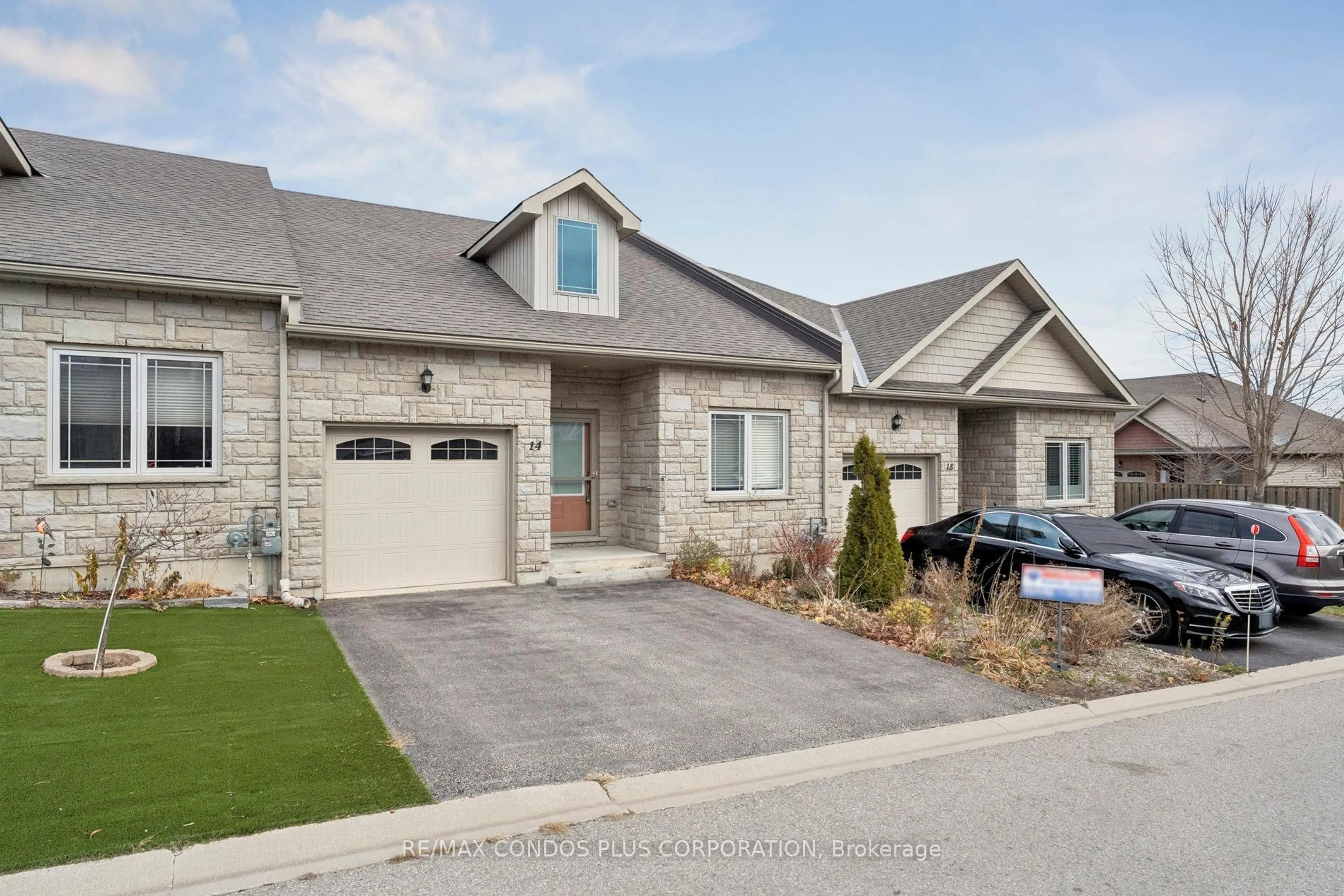 Home with brick exterior material, street for 14 Danny Dr, Orillia Ontario L3V 0G3