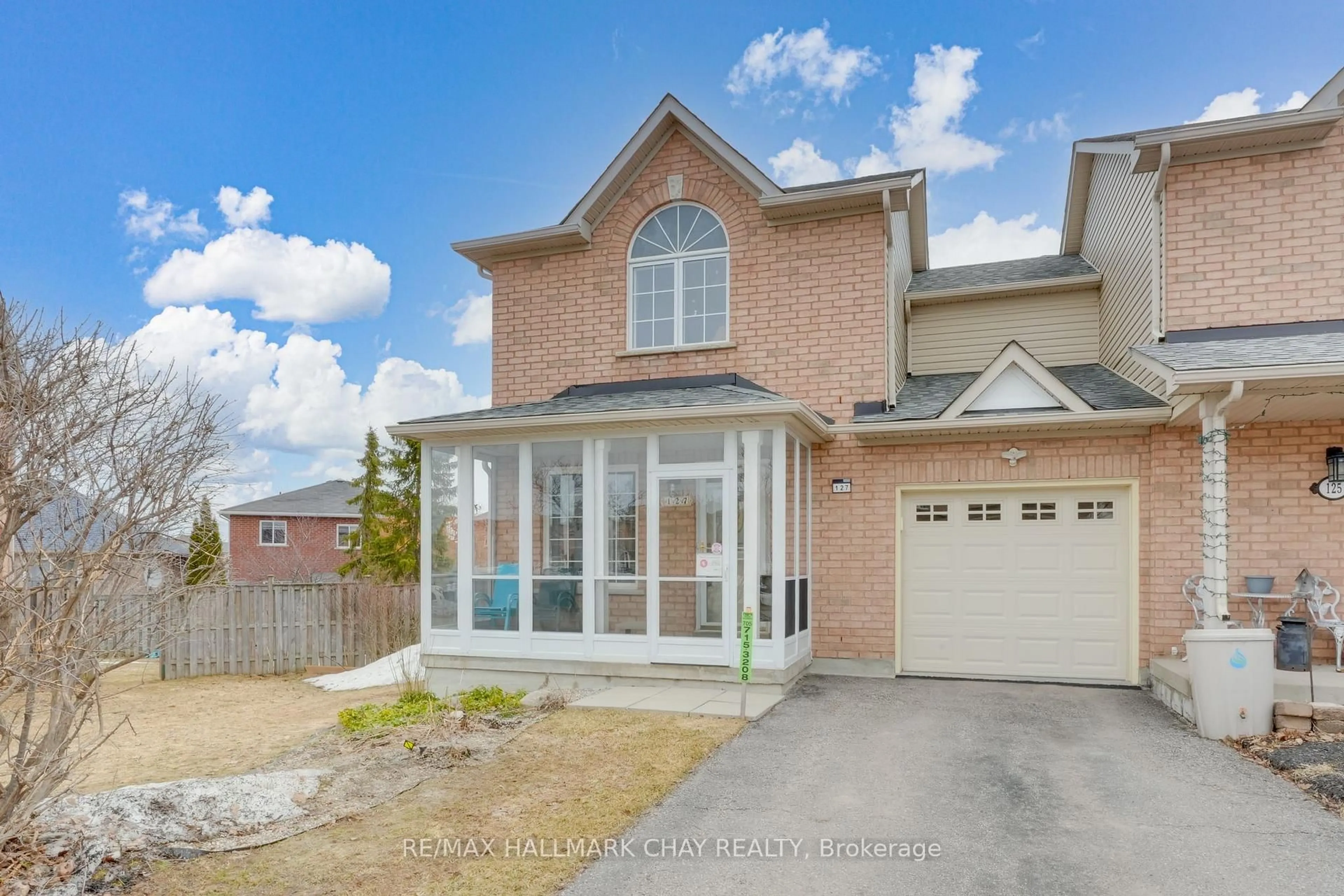 Home with brick exterior material, street for 127 Trevino Circ, Barrie Ontario L4M 6T8