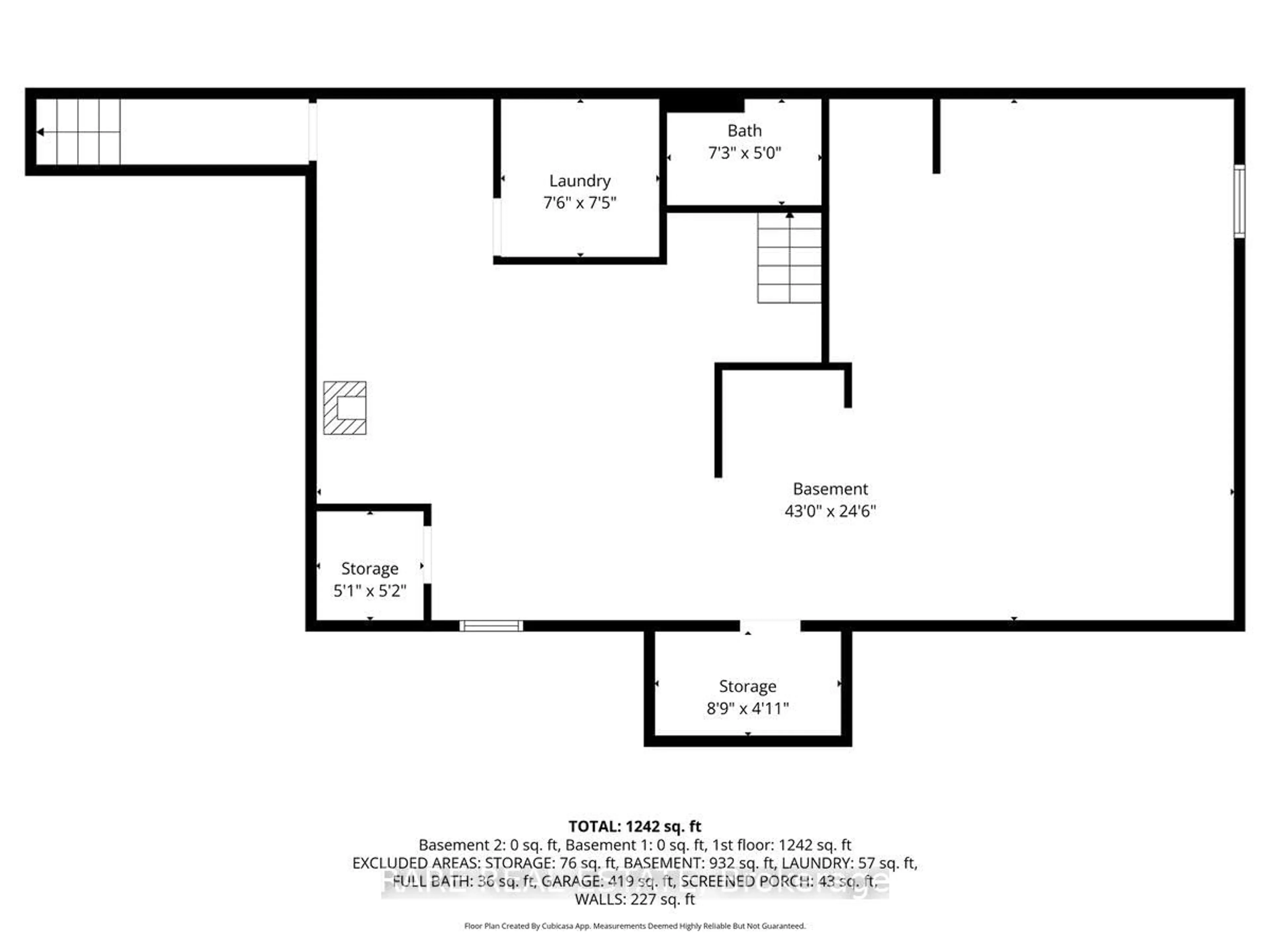 Floor plan for 4238 Concession 2 Concession, Clearview Ontario L0M 1N0