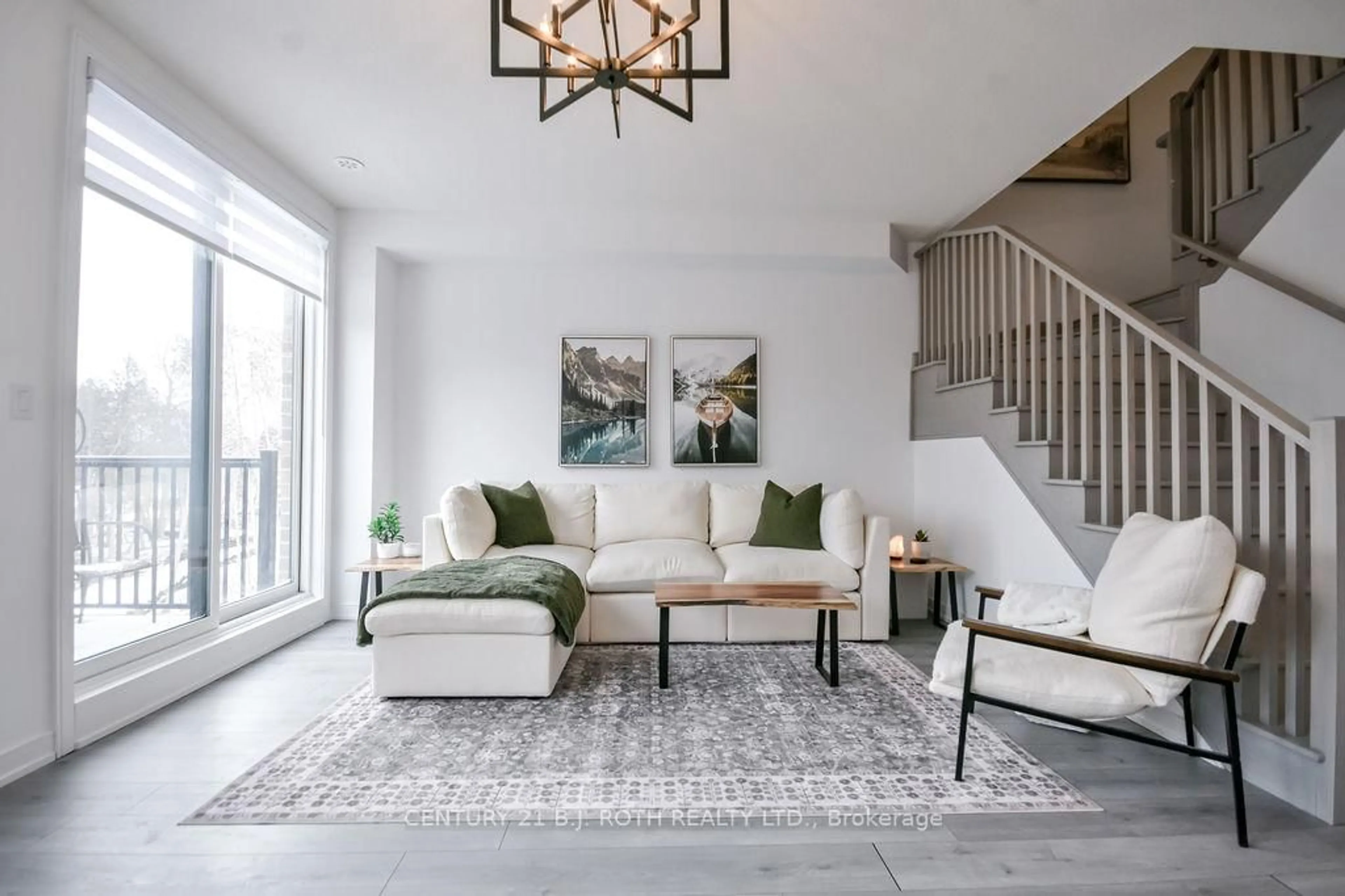 Living room with furniture, unknown for 104 Blue Forest Cres, Barrie Ontario L9J 0N7