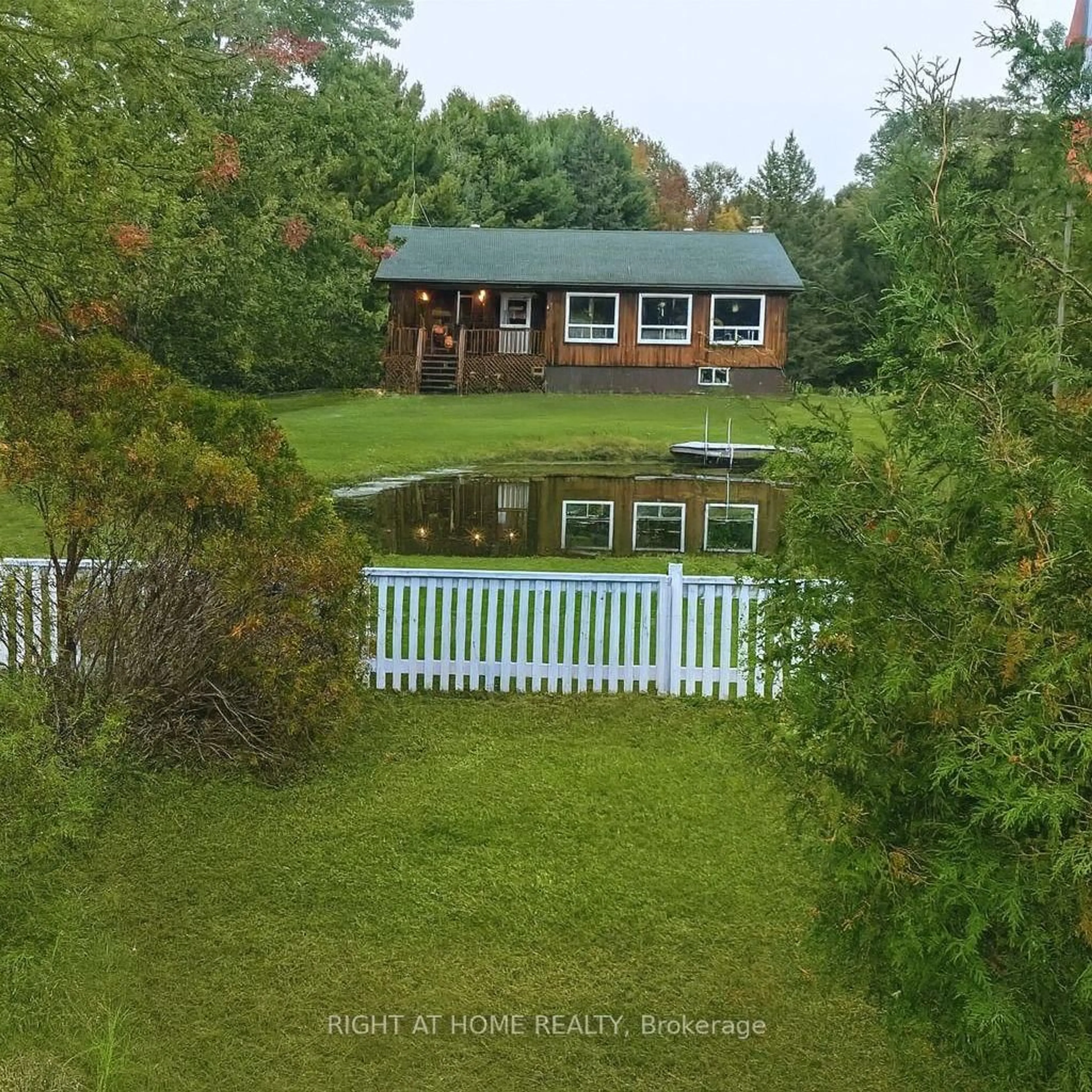A pic from outside/outdoor area/front of a property/back of a property/a pic from drone, water/lake/river/ocean view for 177 Medonte 2 Sdrd, Oro-Medonte Ontario L0K 1E0