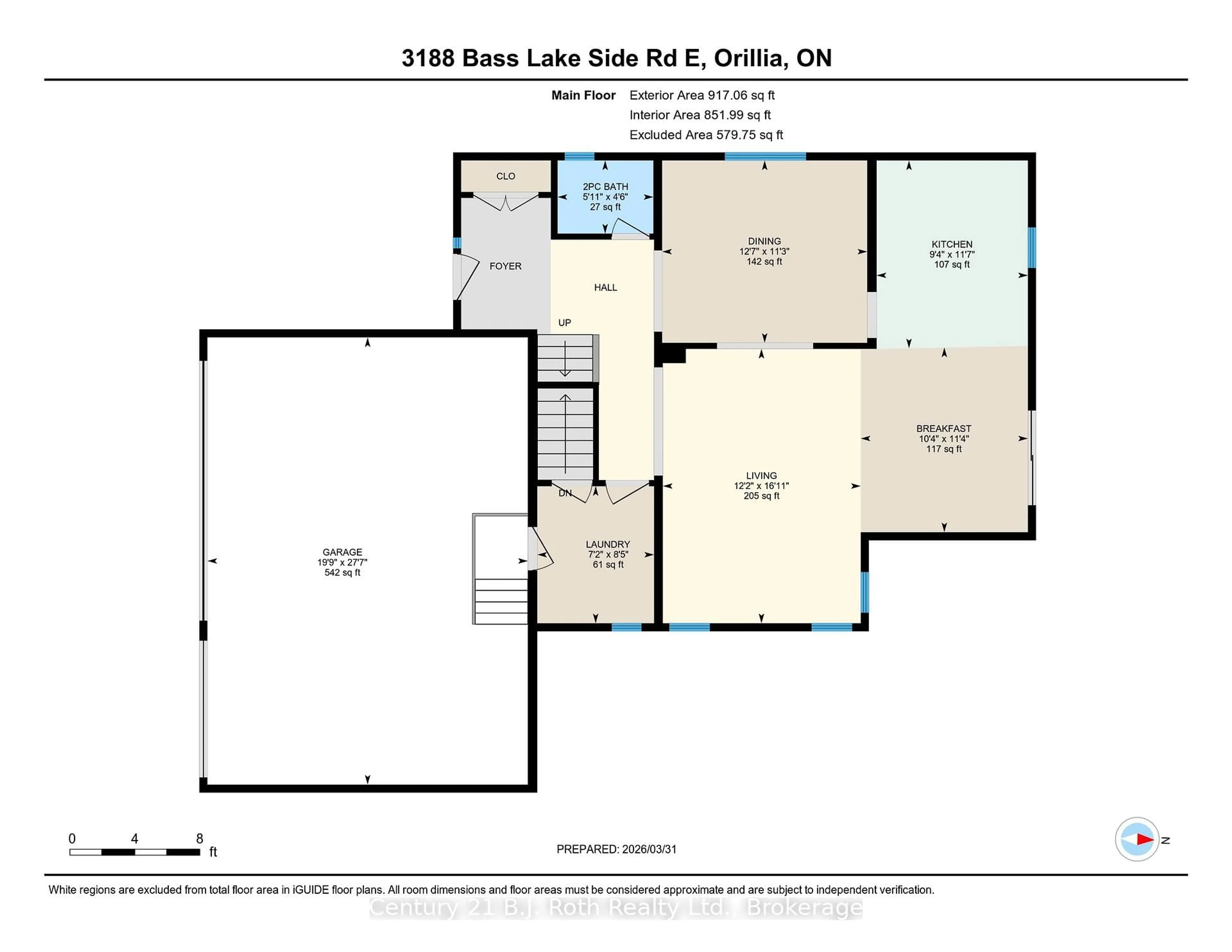 Floor plan for 3188 Bass Lake Sdrd, Orillia Ontario L3V 7Y5