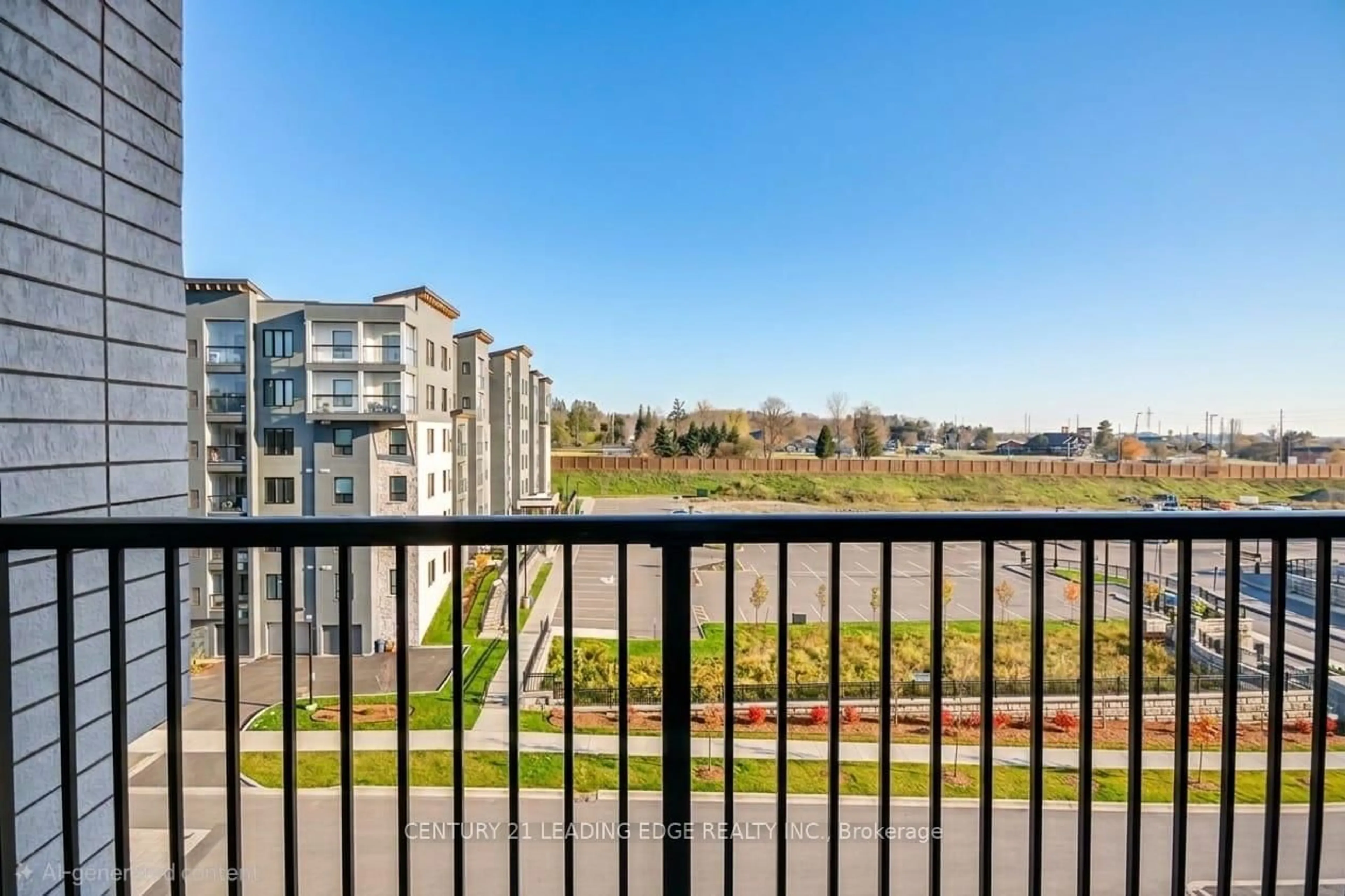 Balcony in the apartment, water/lake/river/ocean view for 8 Culinary Lane #502, Barrie Ontario L9J 0T2