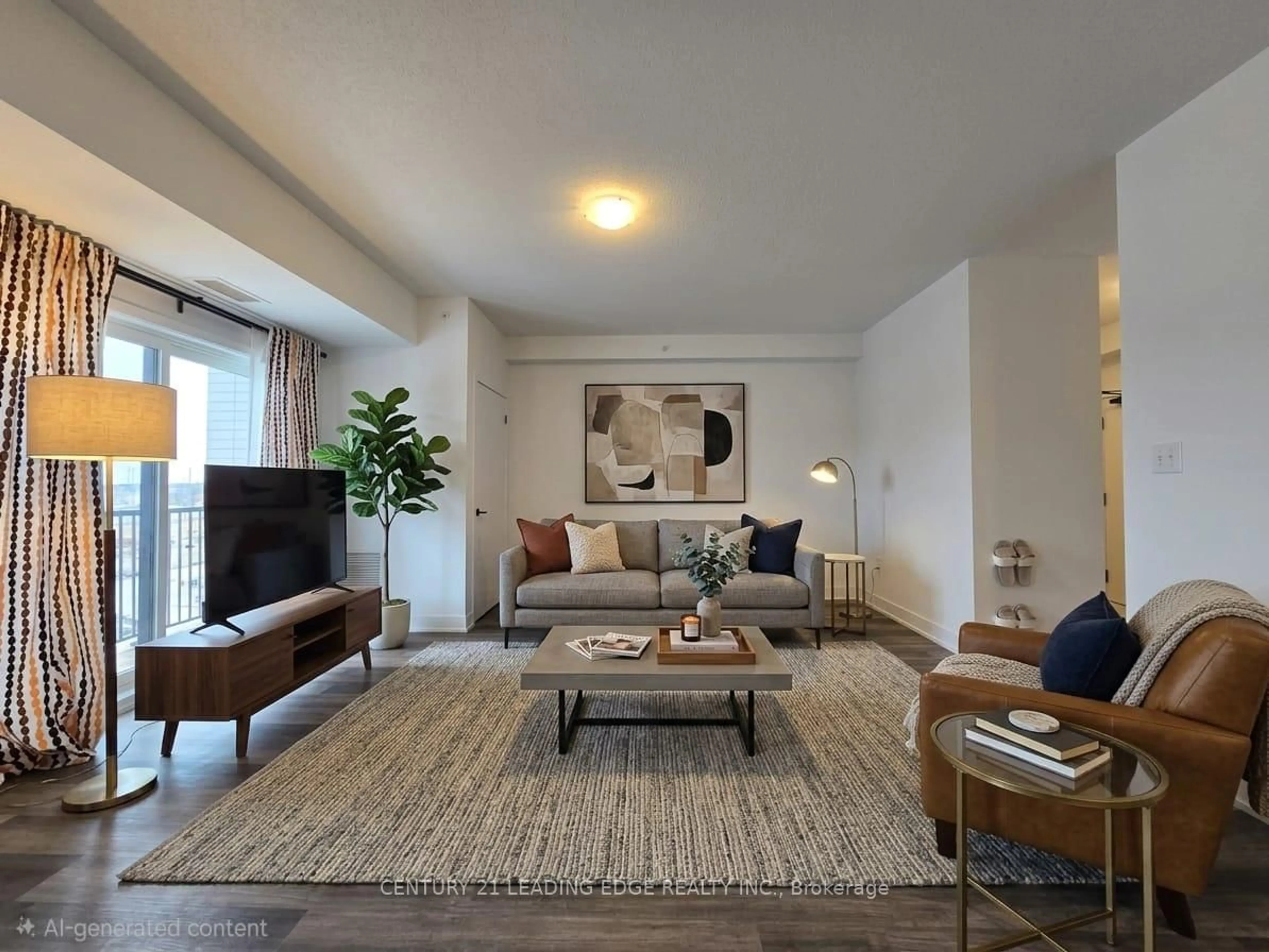 Living room with furniture, unknown for 8 Culinary Lane #502, Barrie Ontario L9J 0T2