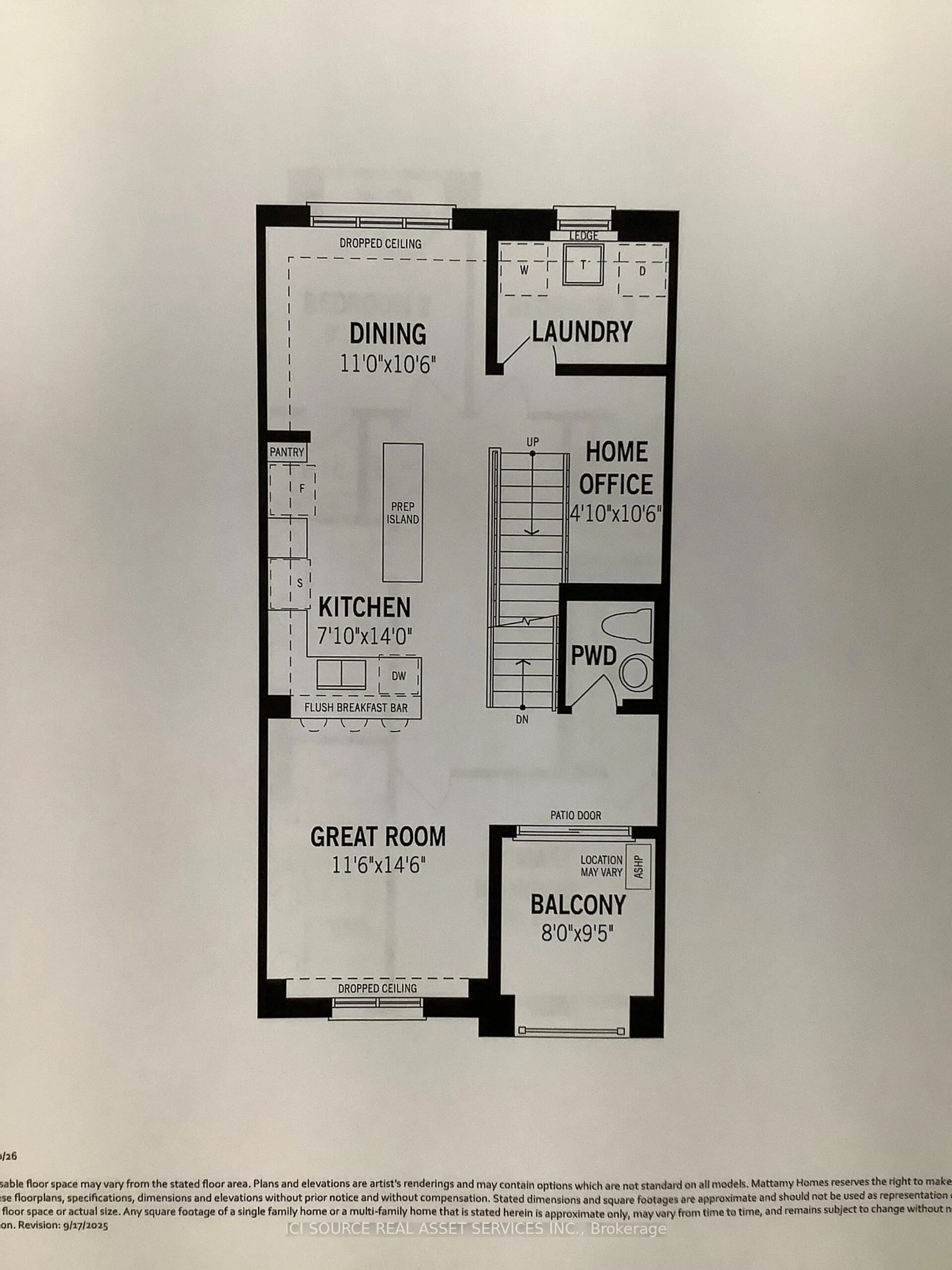 Floor plan for 16 Pearen Lane, Barrie Ontario L9J 0Z6