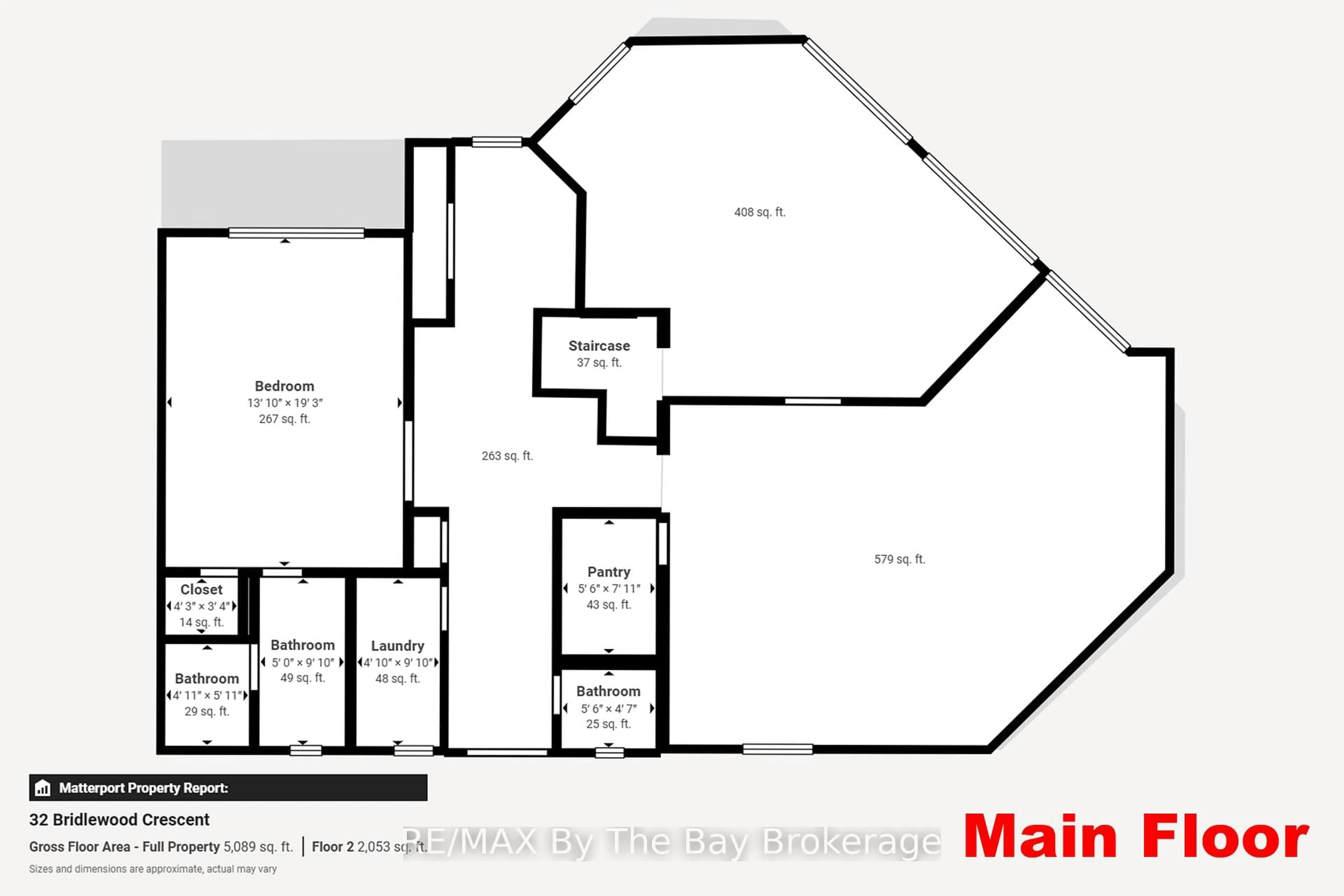 Floor plan for 32 Bridlewood Cres, Wasaga Beach Ontario L9Z 1B4
