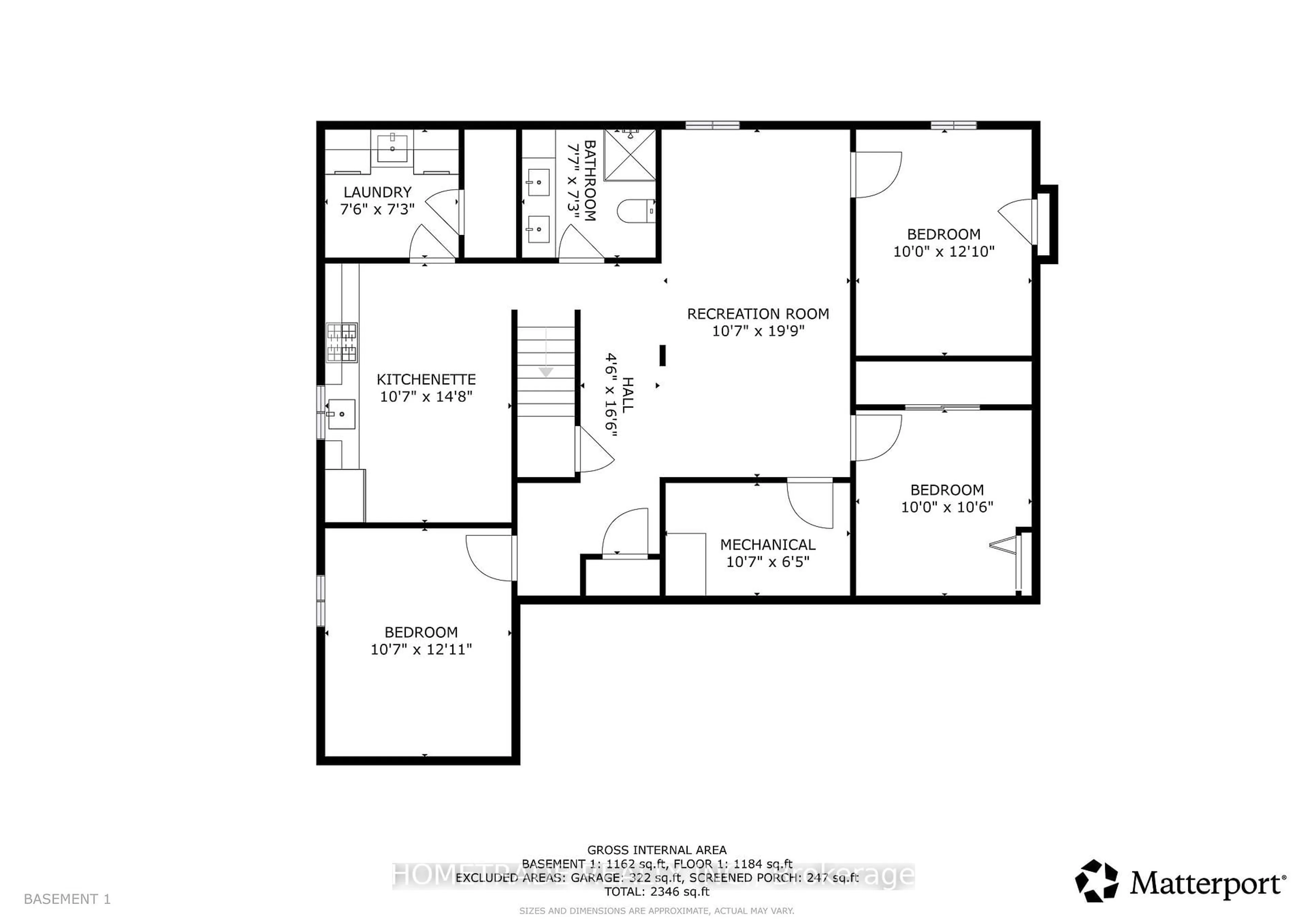 Floor plan for 2007 Snow Valley Rd, Springwater Ontario L9X 0H3