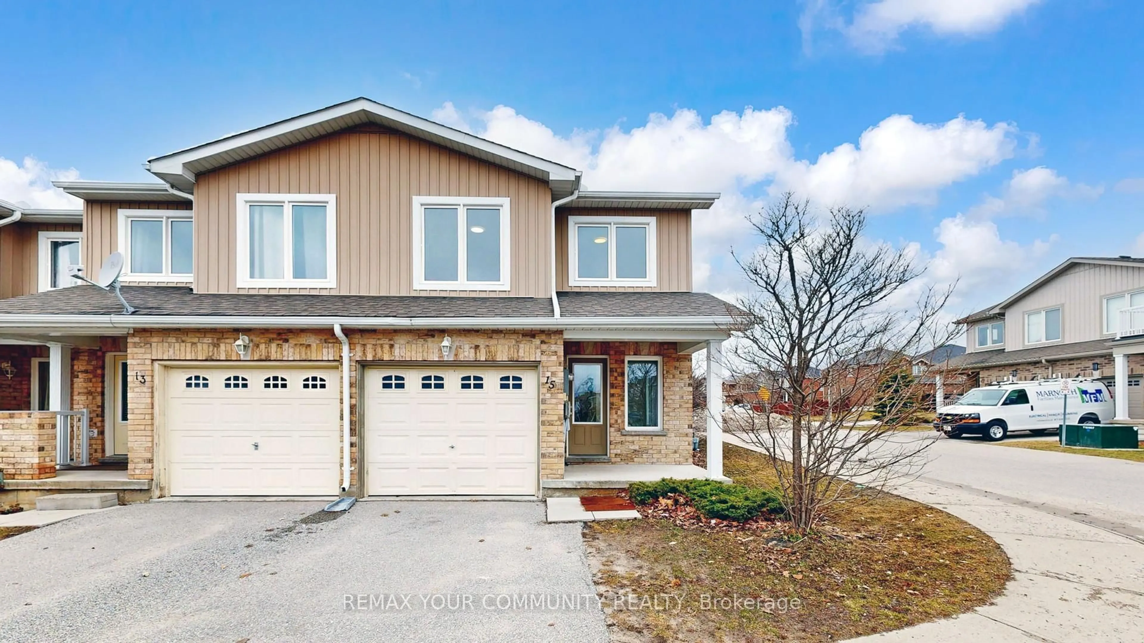 Home with brick exterior material, street for 75 Prince William Way #15, Barrie Ontario L4M 7P5