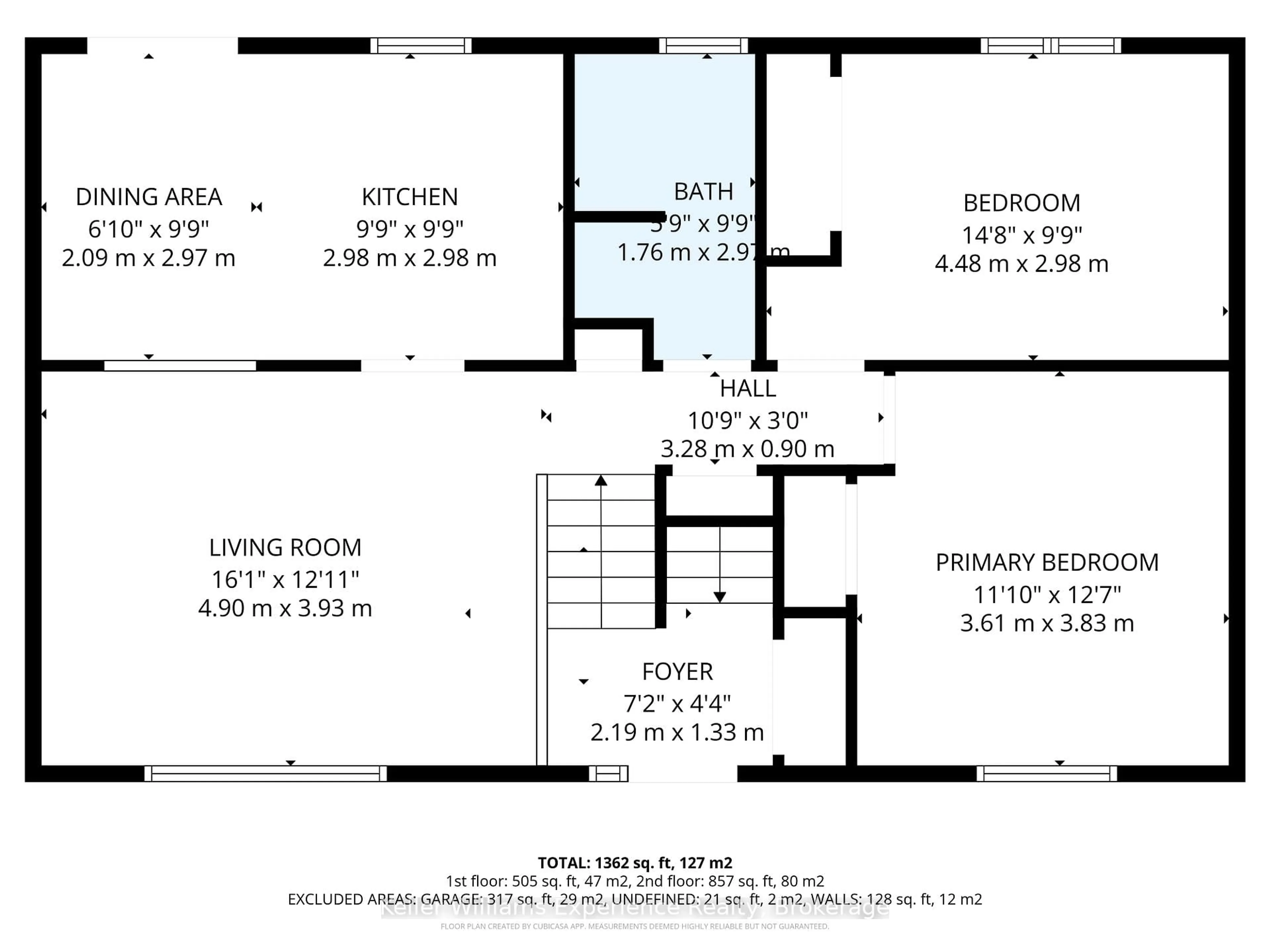 Floor plan for 73 Therrien Crt, Penetanguishene Ontario L9M 1P6