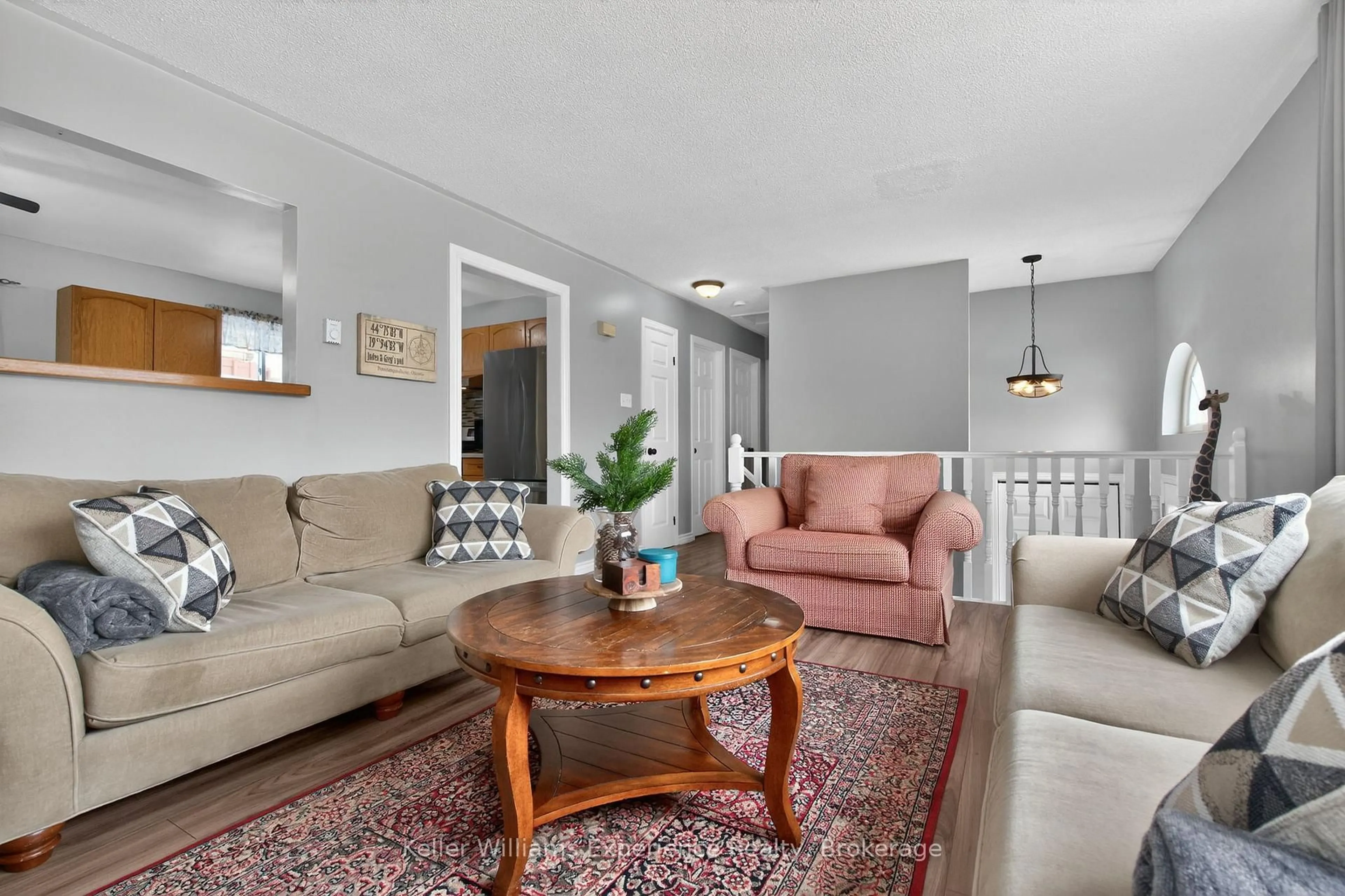 Living room with furniture, unknown for 73 Therrien Crt, Penetanguishene Ontario L9M 1P6