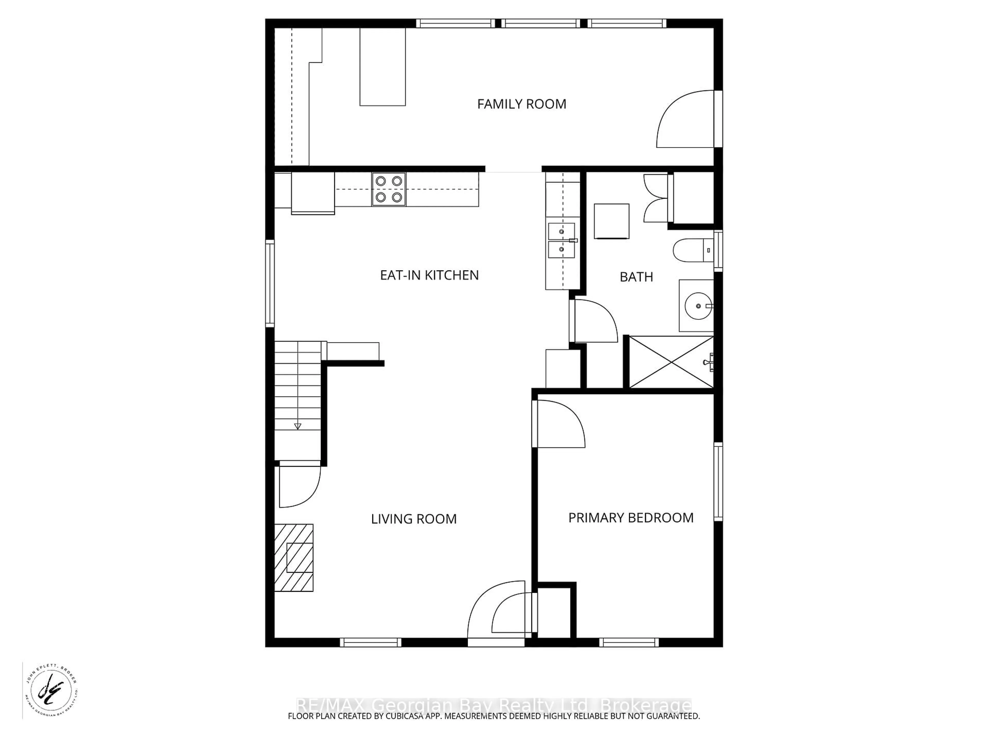Floor plan for 106 WILLIAM St, Tay Ontario L0K 2A0