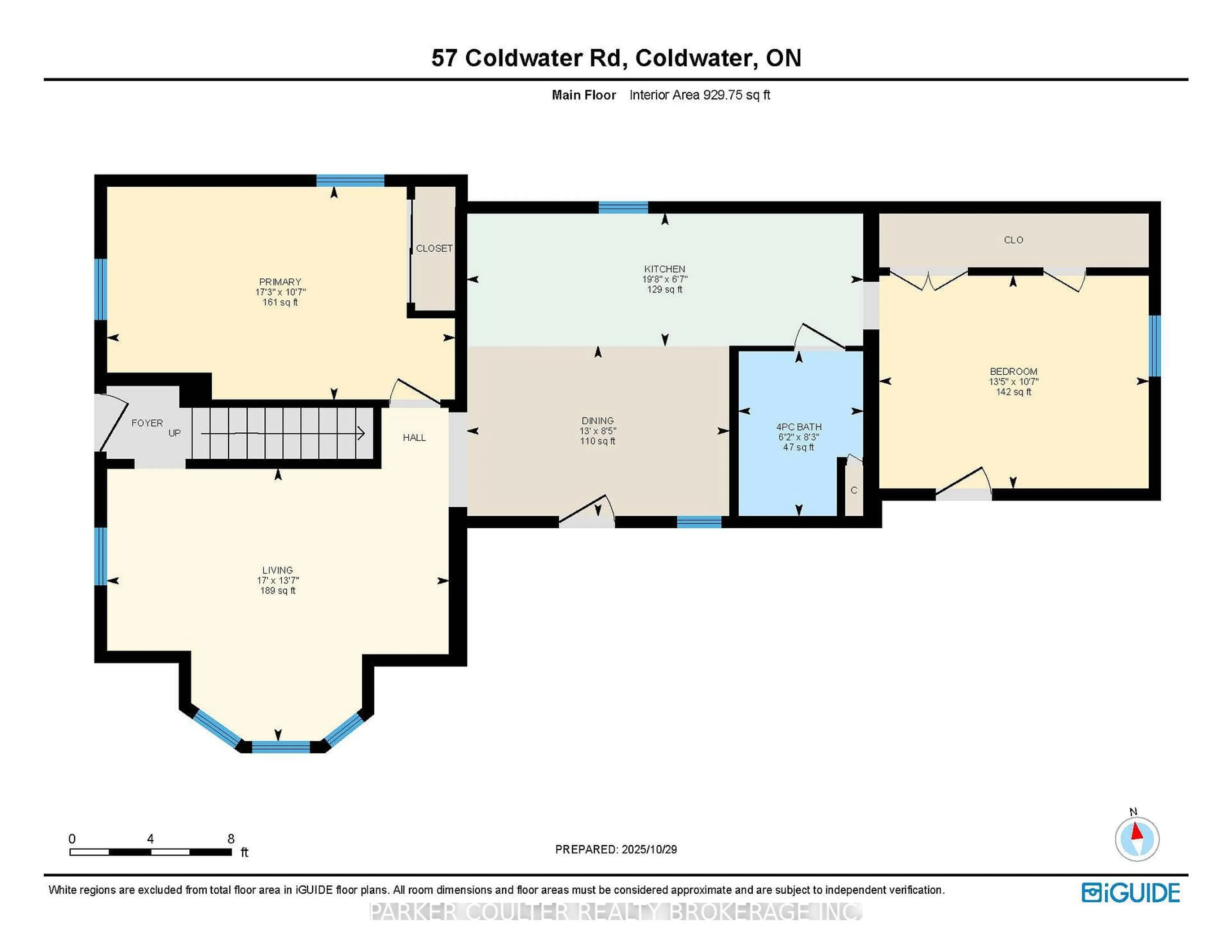 Floor plan for 57 Coldwater Rd, Severn Ontario L0K 1E0