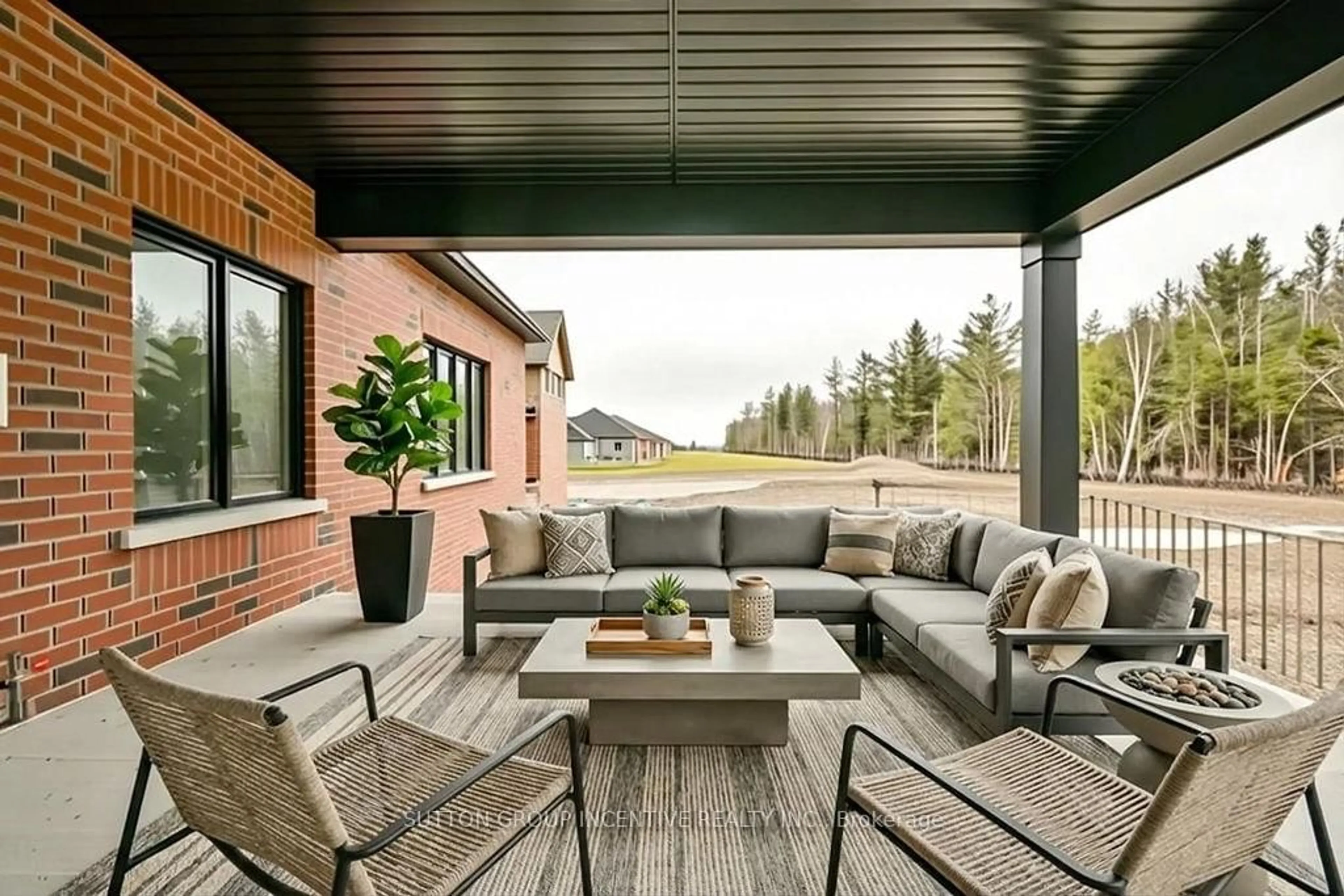 Patio, mountain view for 10 Cottonwood St, Springwater Ontario L0L 1Y2