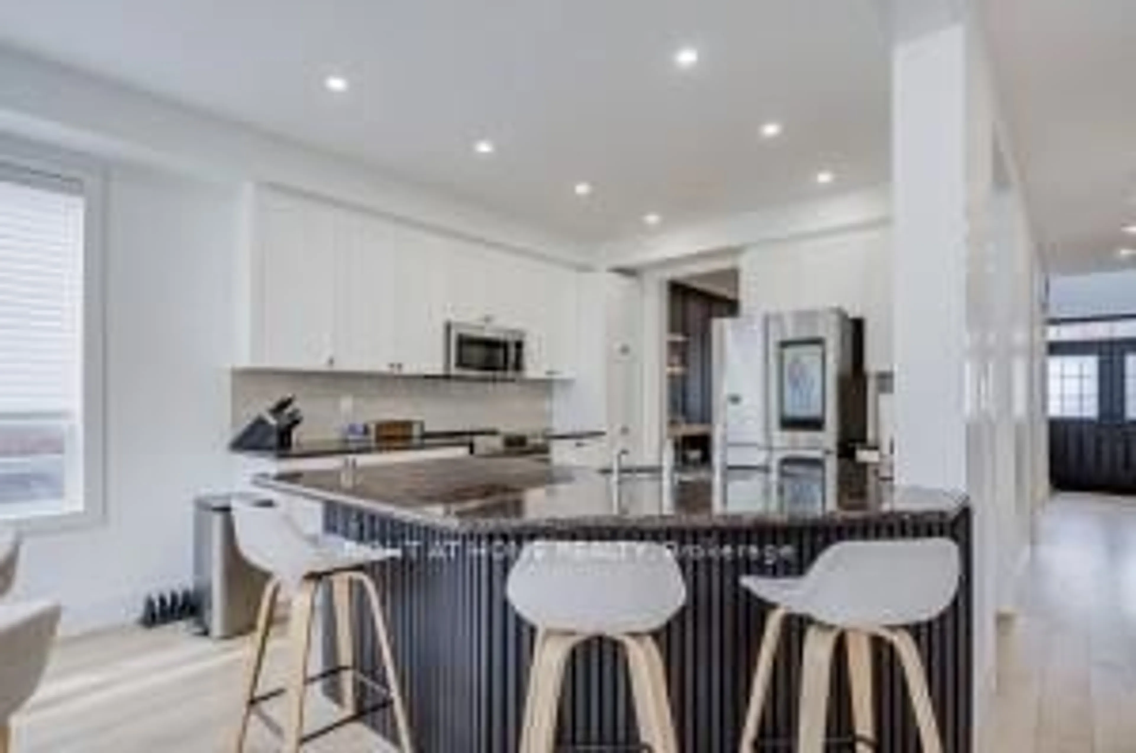 Contemporary kitchen, ceramic/tile floor for 79 The Queensway Way, Barrie Ontario L4M 7J3
