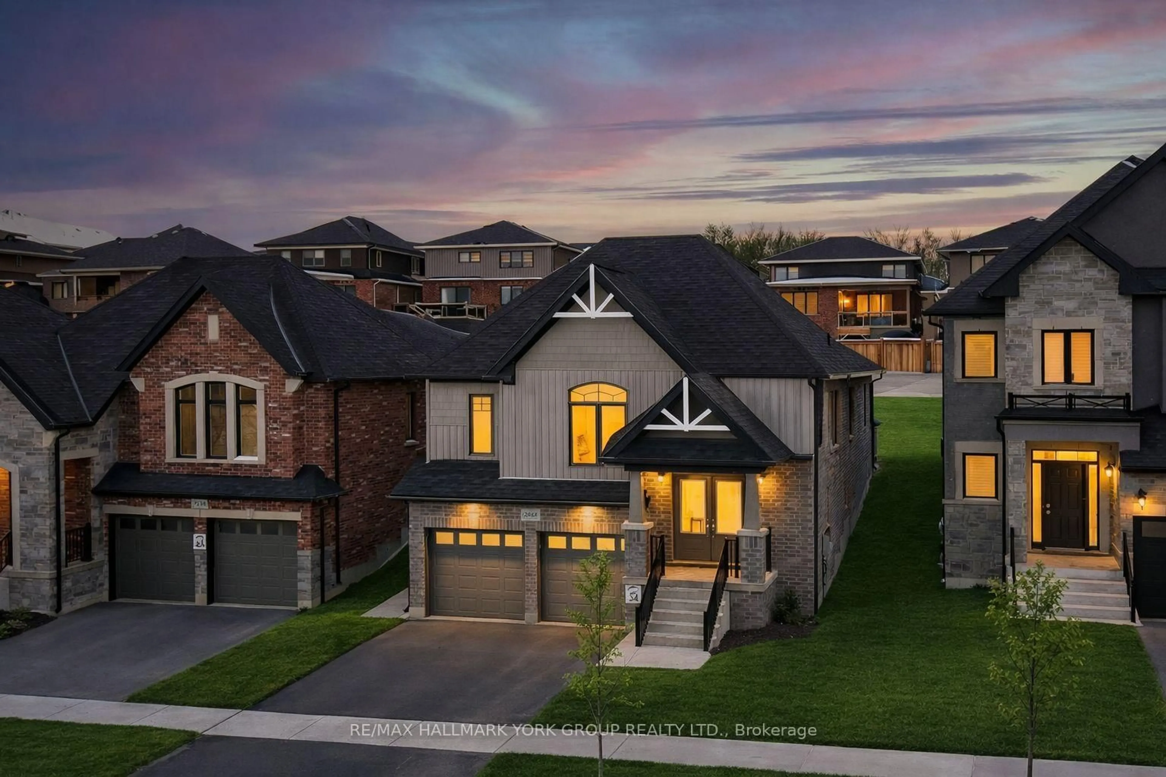 Home with brick exterior material, street for 2968 Monarch Dr, Orillia Ontario L3V 8M8