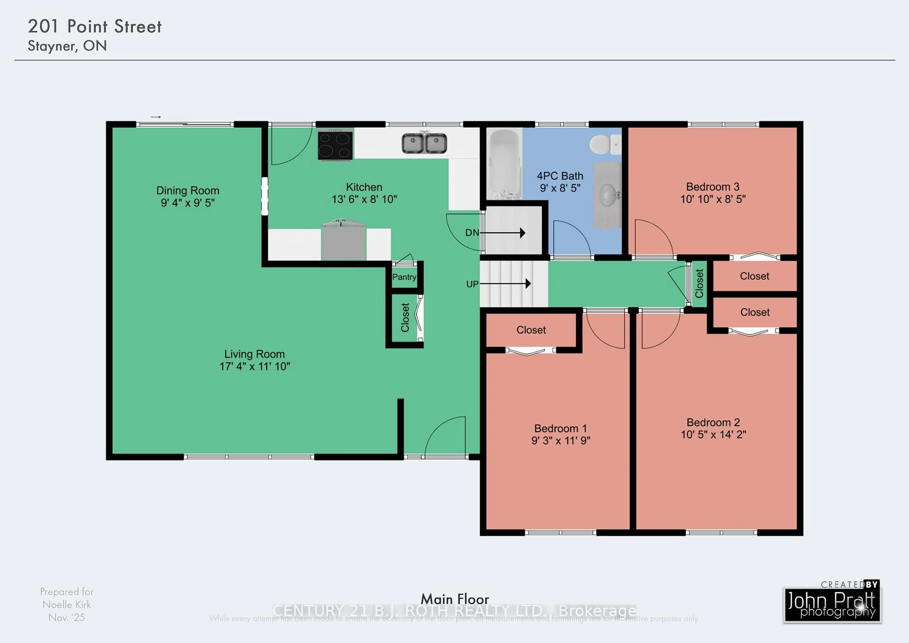 Floor plan for 201 Point St, Clearview Ontario L0M 1S0