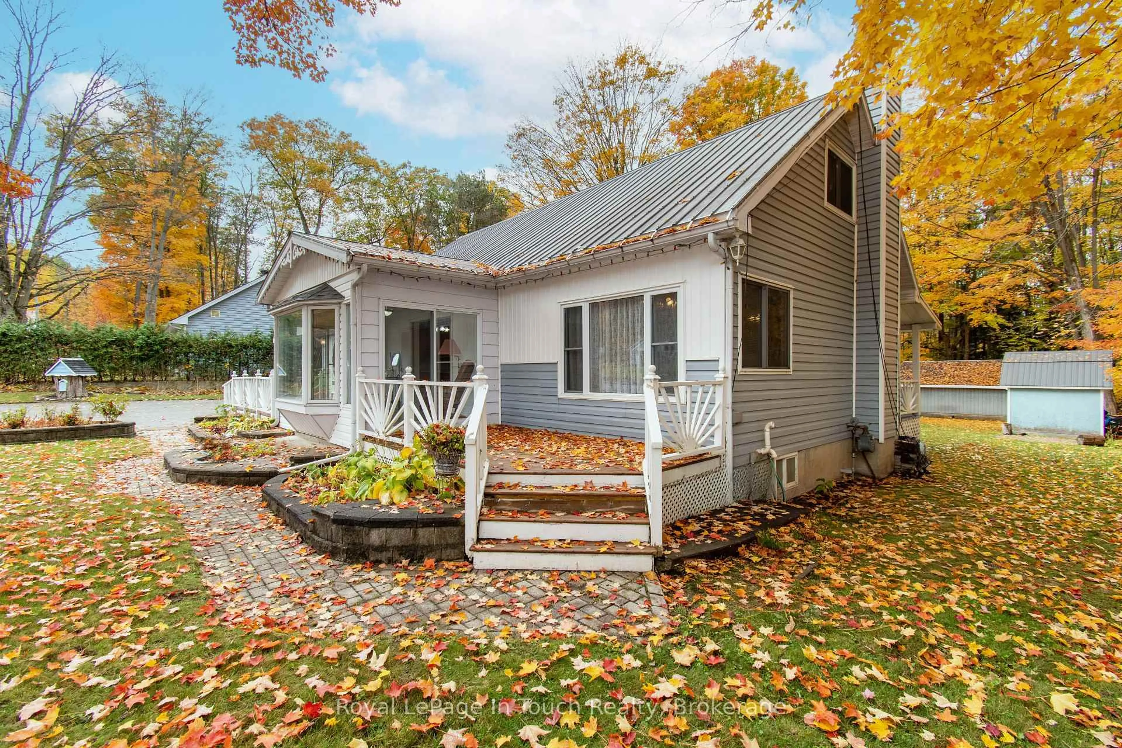 Home with vinyl exterior material, street for 748 Overhead bridge Rd, Tiny Ontario L9M 0V6