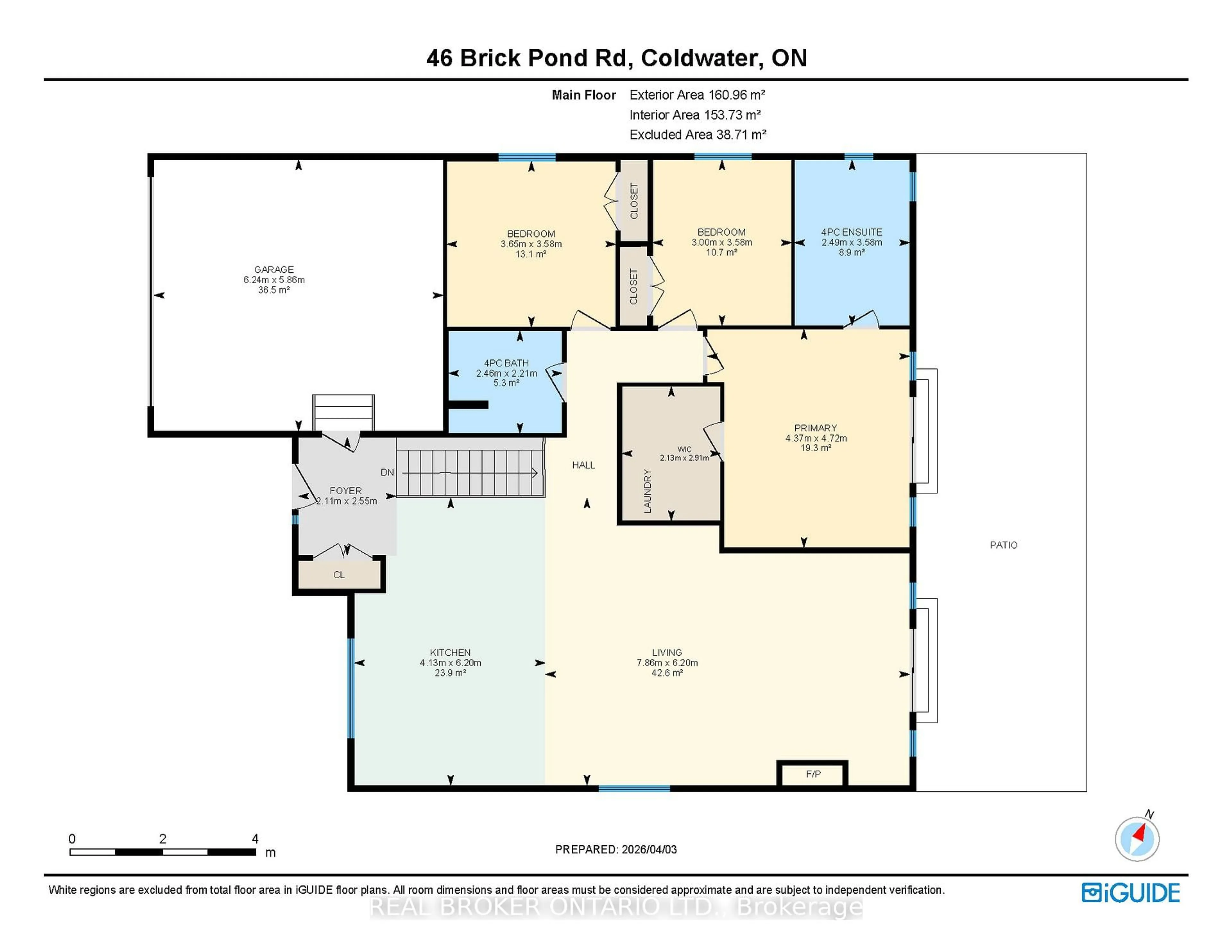 Floor plan for 46 Brick Pond Rd, Severn Ontario L0K 1E0