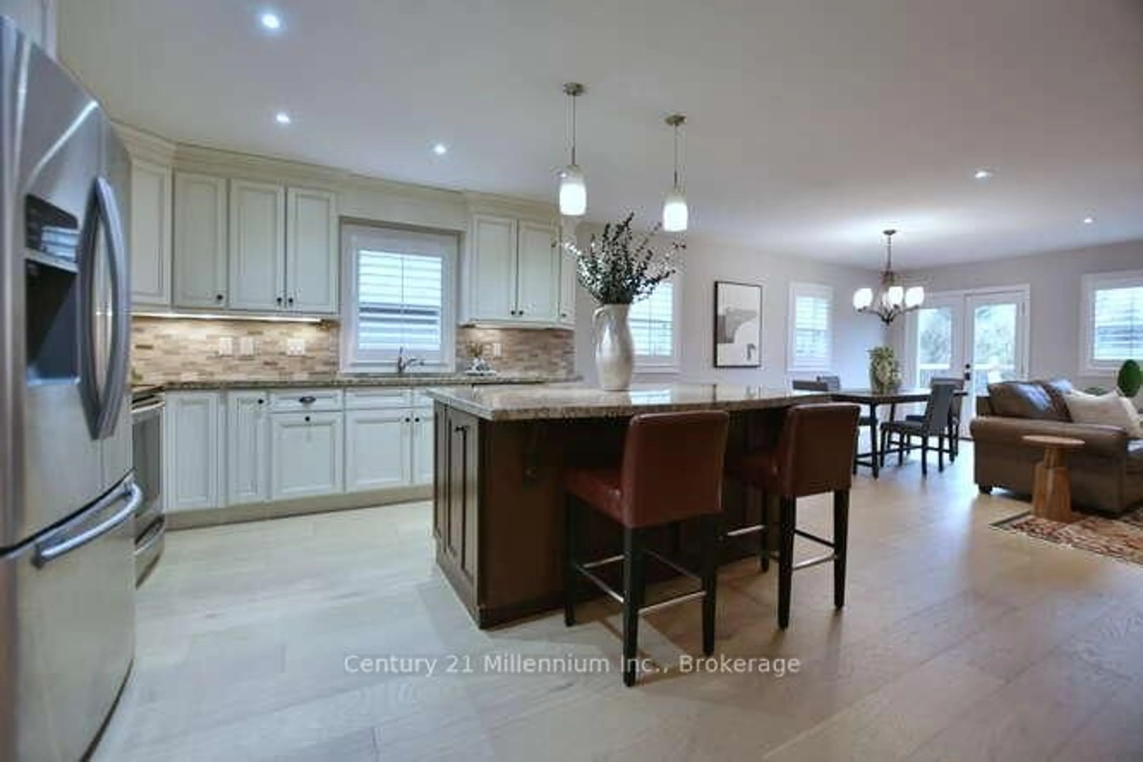 Open concept kitchen, ceramic/tile floor for 117 STANLEY St, Collingwood Ontario L9Y 0G3