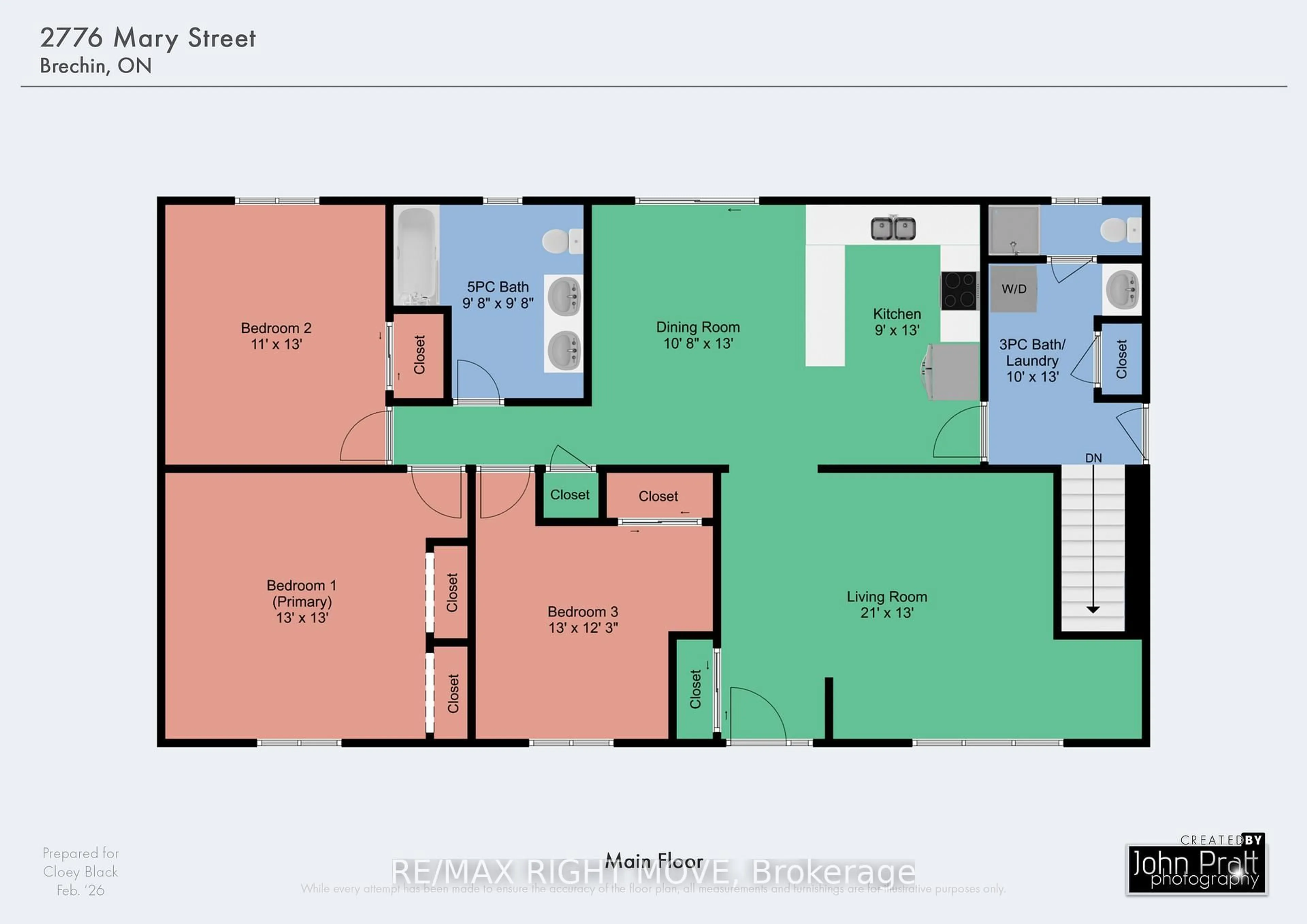Floor plan for 2776 Mary St, Ramara Ontario L0K 1B0