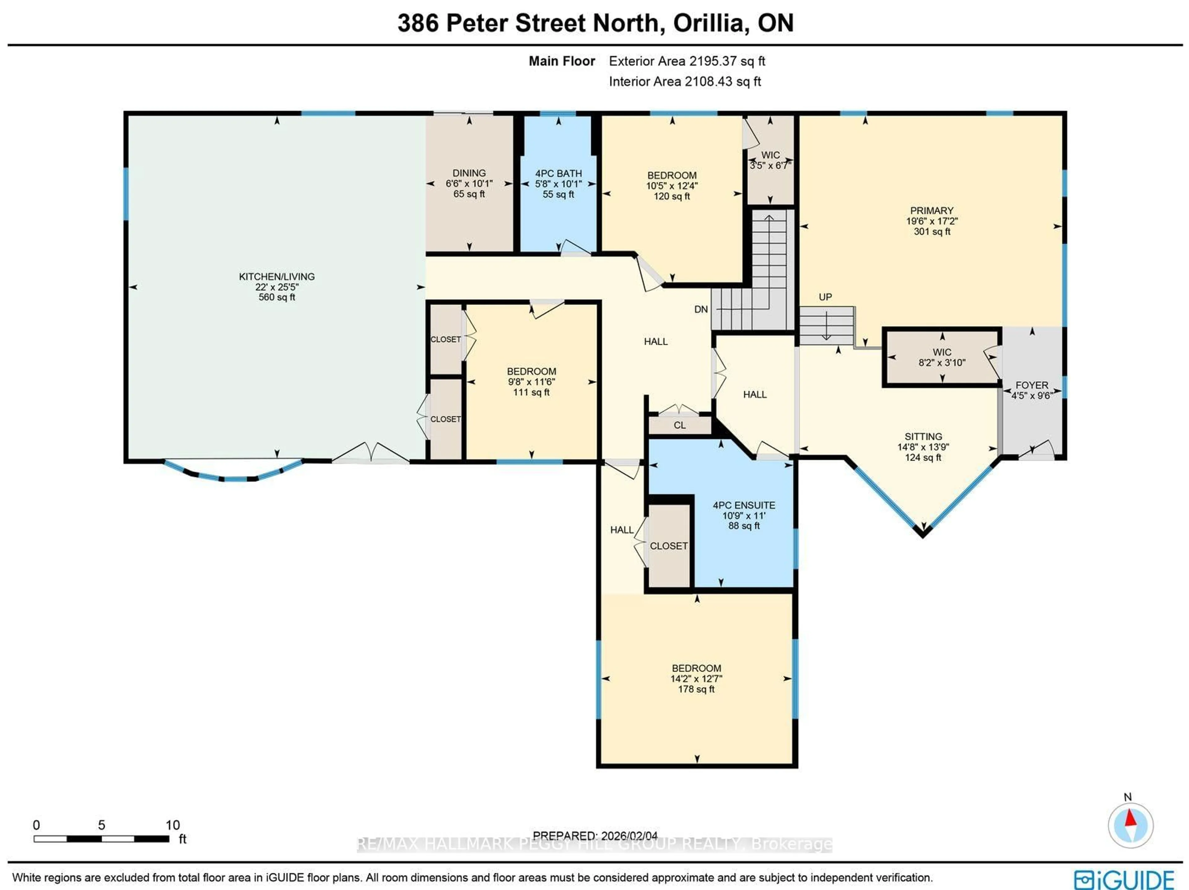 Floor plan for 386 Peter St, Orillia Ontario L3V 5A7