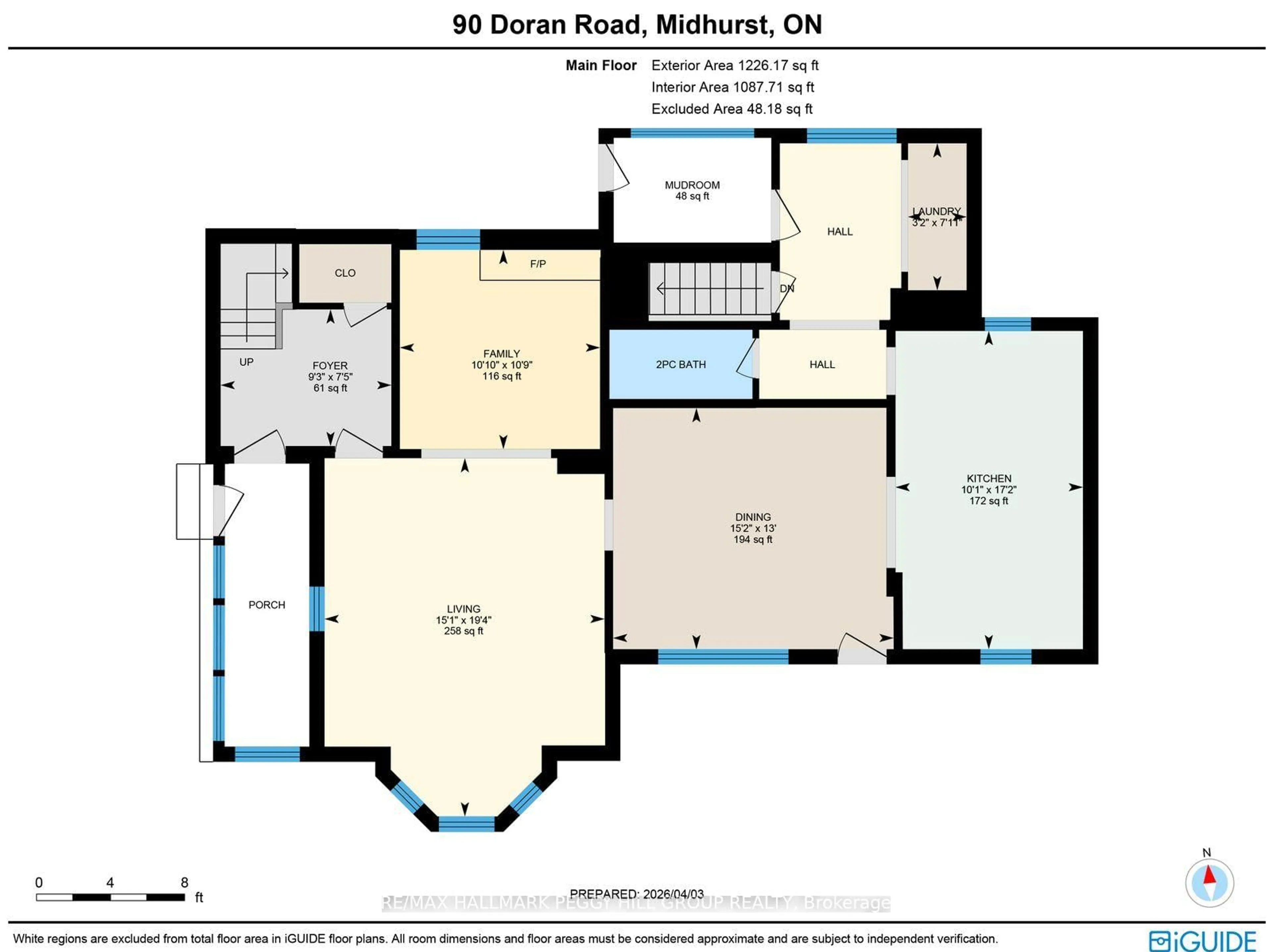Floor plan for 90 Doran Rd, Springwater Ontario L9X 0L5