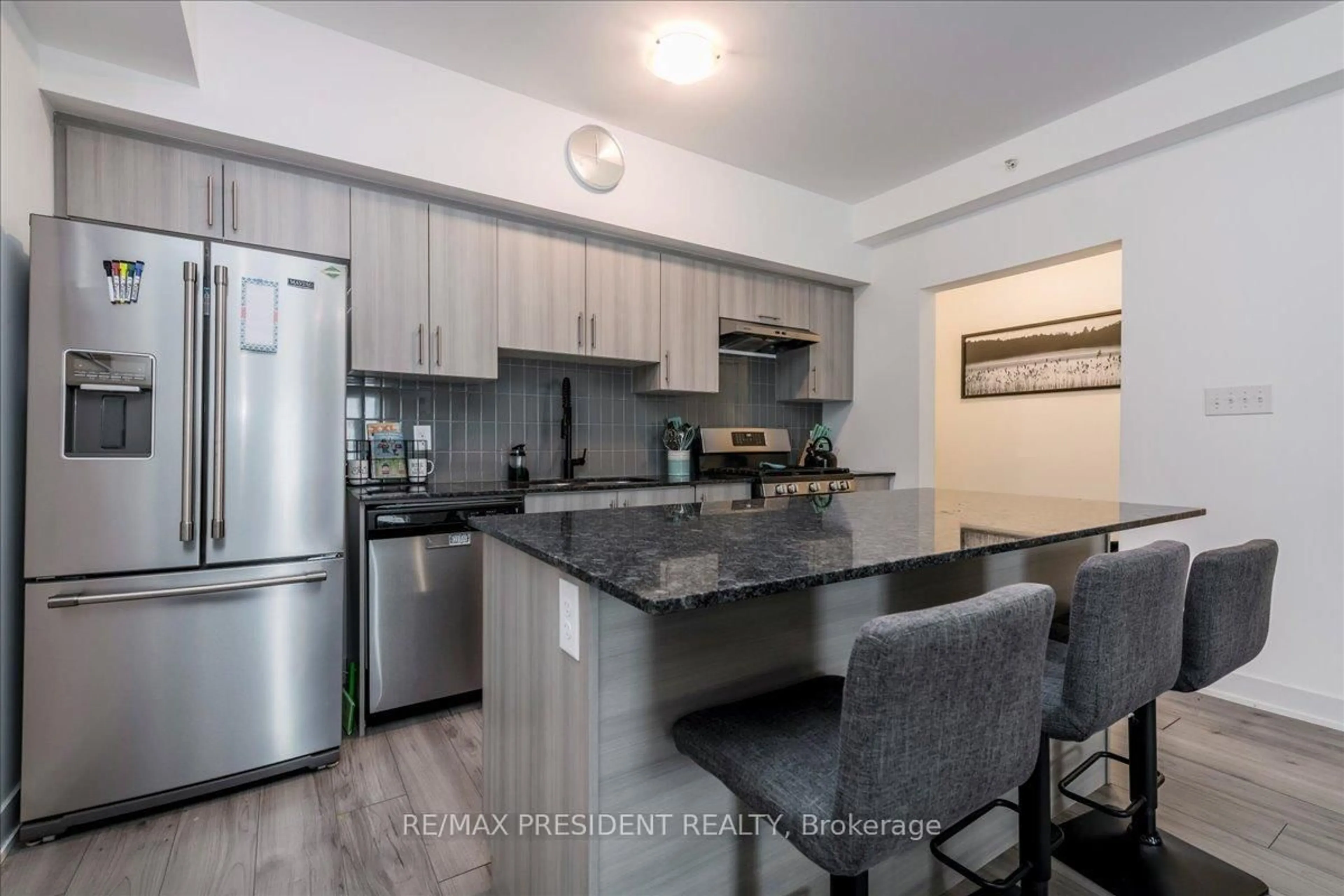 Open concept kitchen, unknown for 10 Culinary Lane #106, Barrie Ontario L9J 0K2