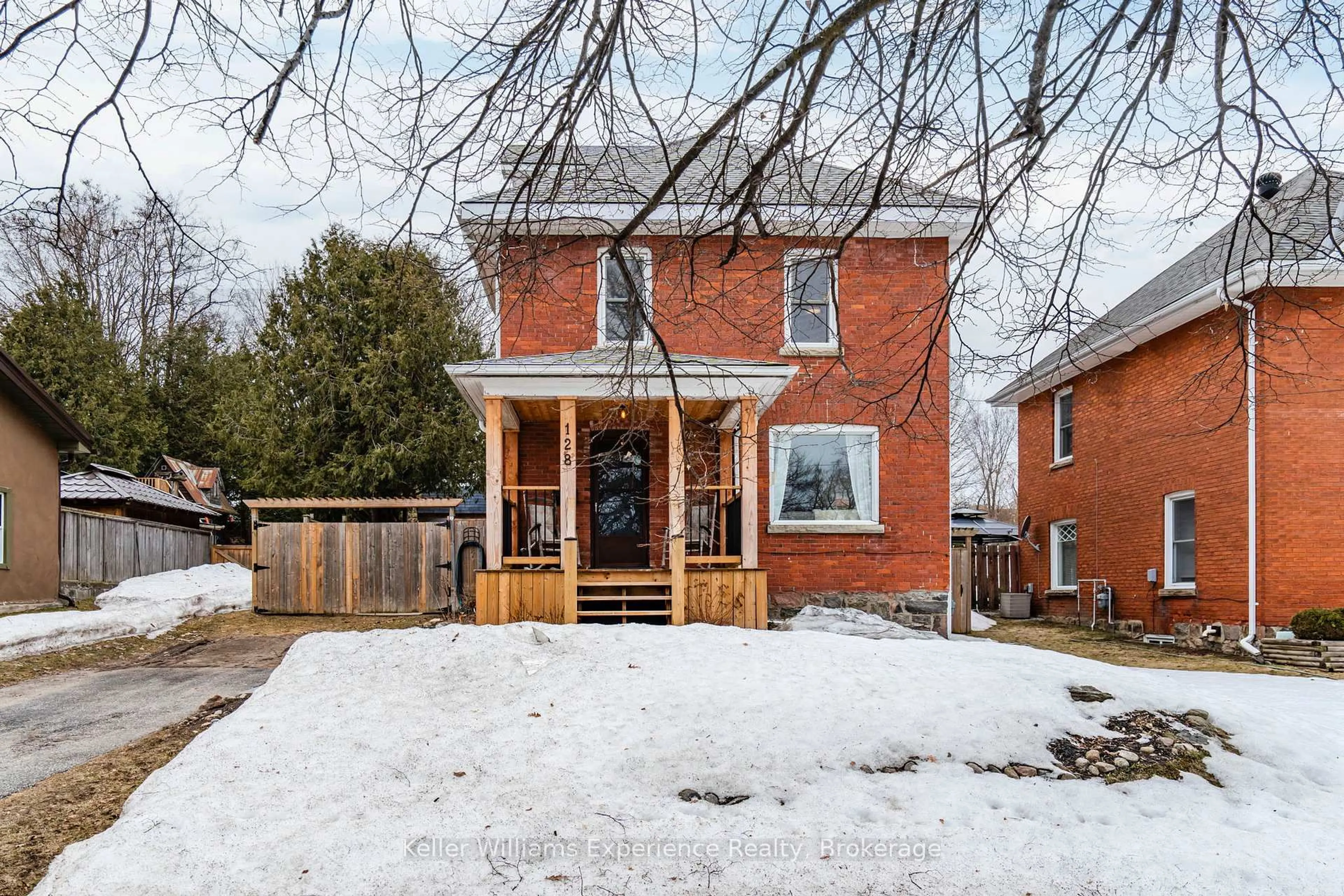 Home with brick exterior material, street for 128 Seventh St, Midland Ontario L4R 3Z1