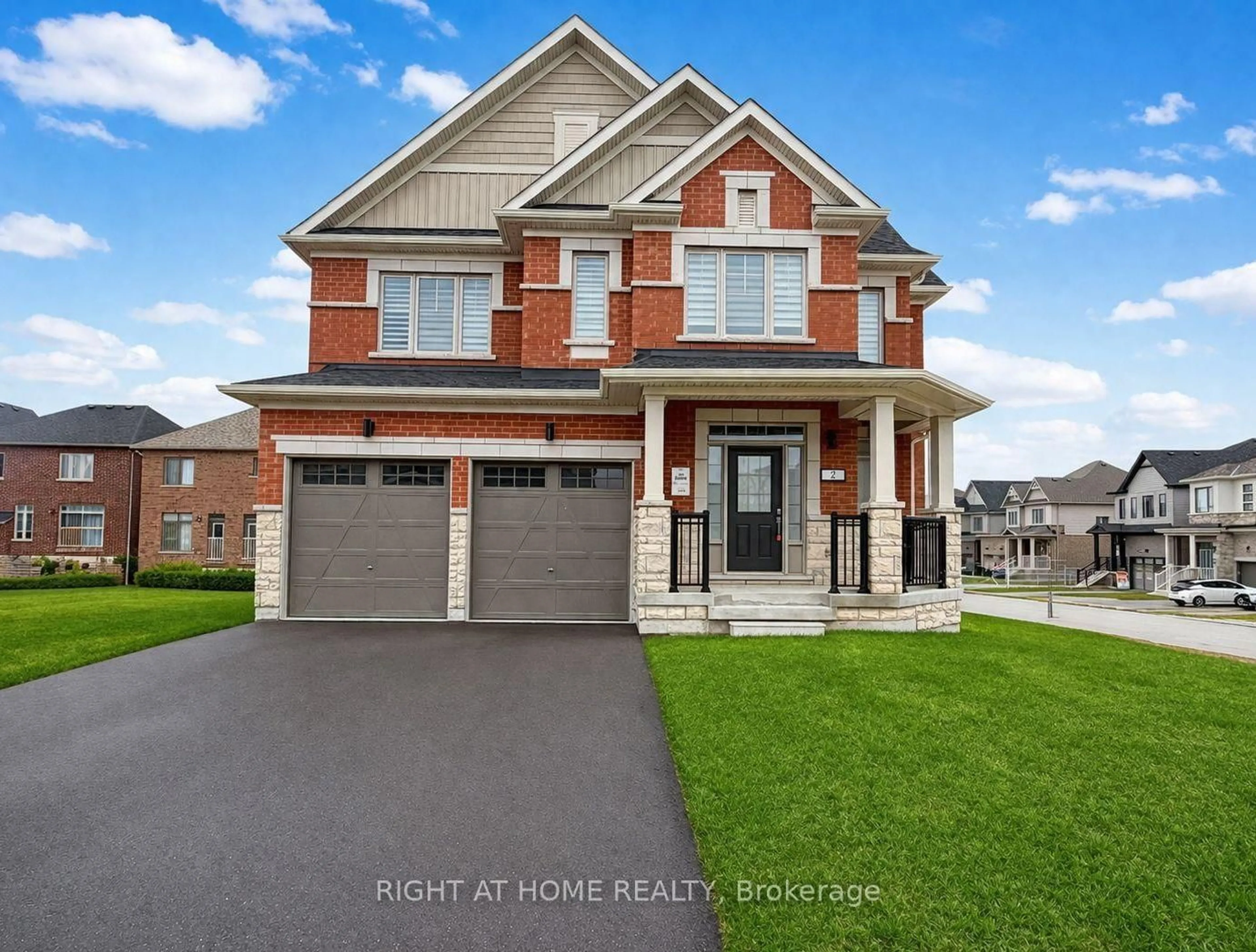 Home with brick exterior material, street for 2 Sagewood Ave, Barrie Ontario L9J 0L1