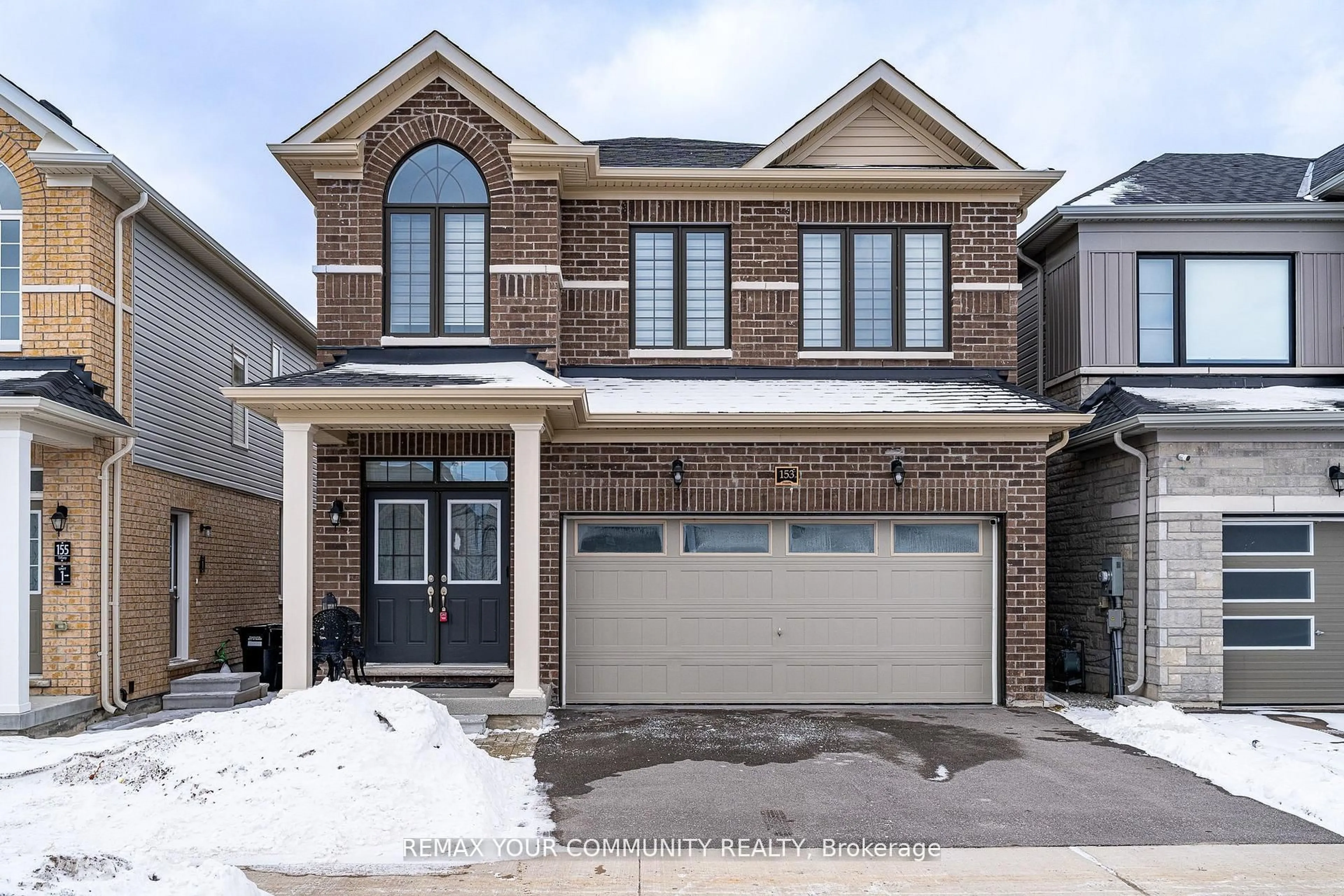 Home with brick exterior material, street for 153 Terry Fox Dr, Barrie Ontario L9S 2Z8