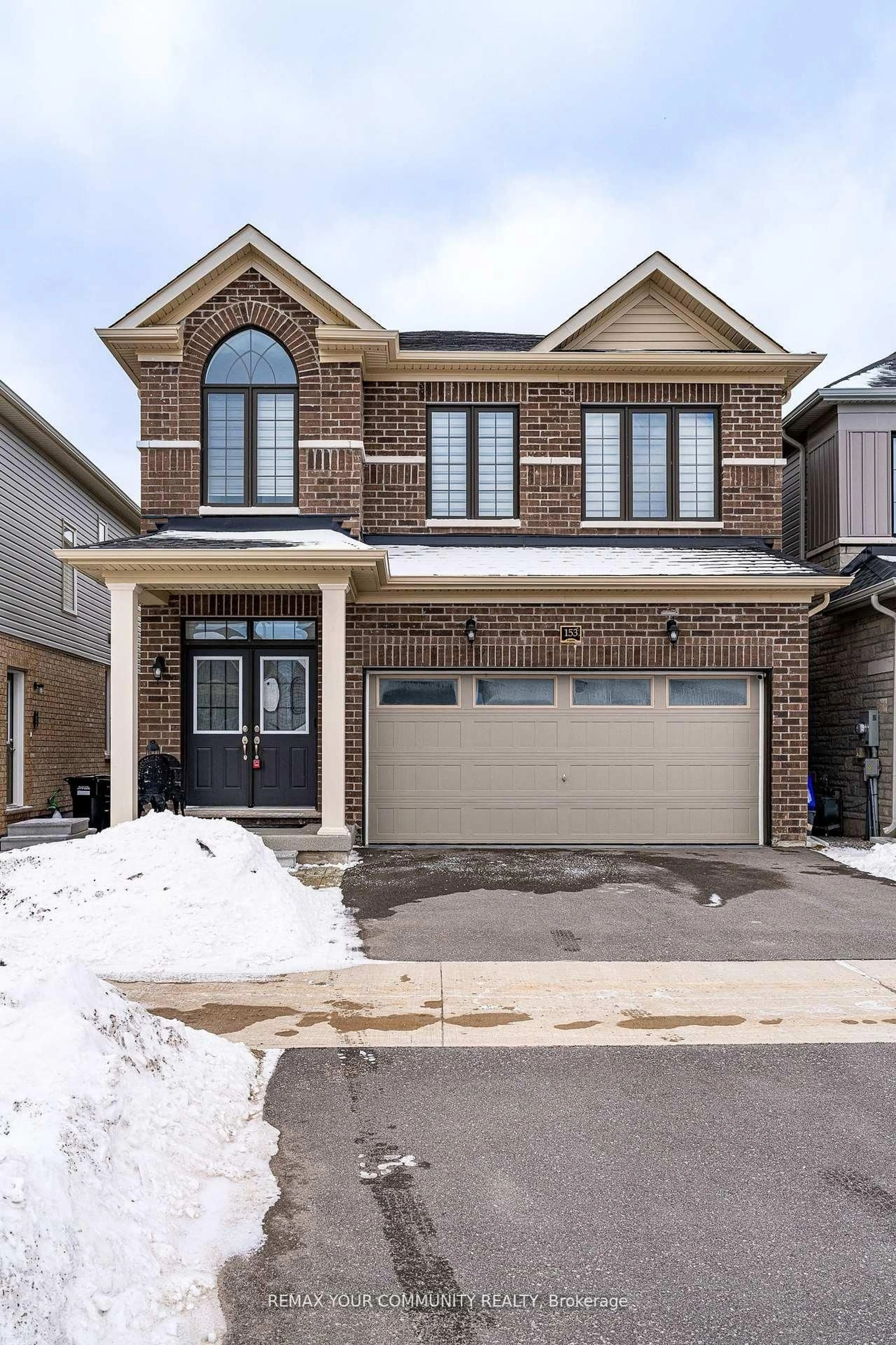 Home with brick exterior material, street for 153 Terry Fox Dr, Barrie Ontario L9S 2Z8