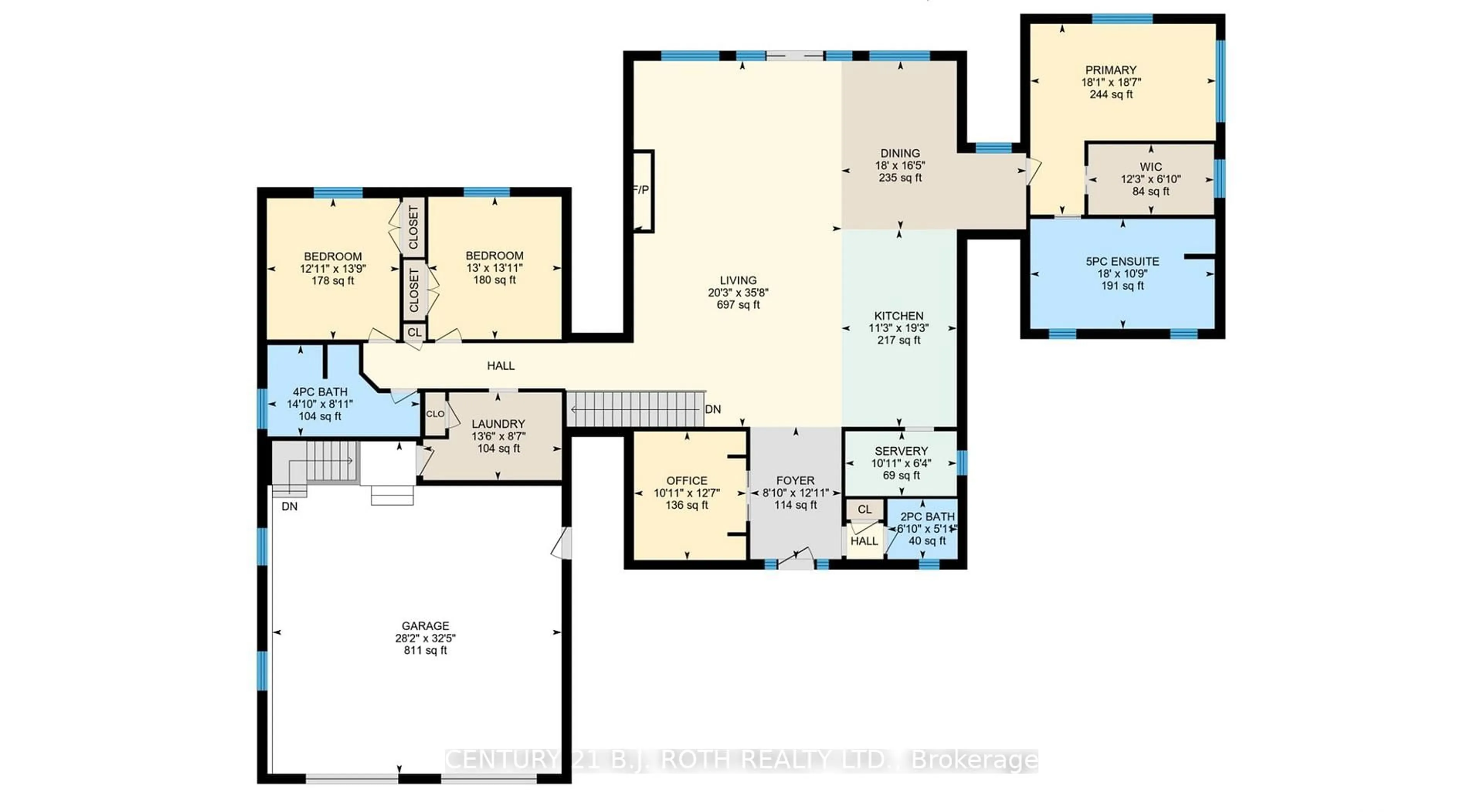 Floor plan for 31 Marni Lane, Springwater Ontario L0L 2K0