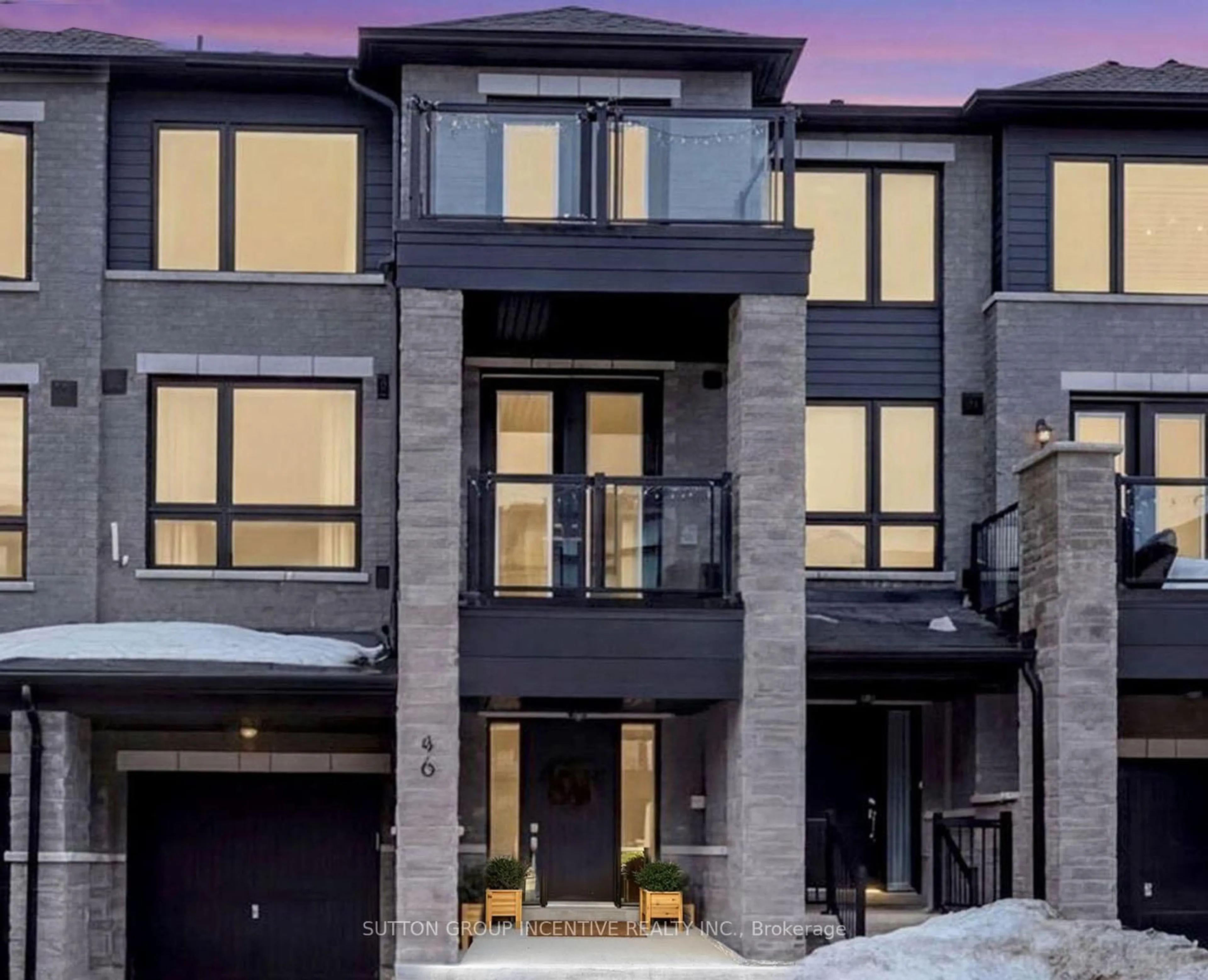 Home with brick exterior material, street for 46 Spry Lane, Barrie Ontario L9J 0N6