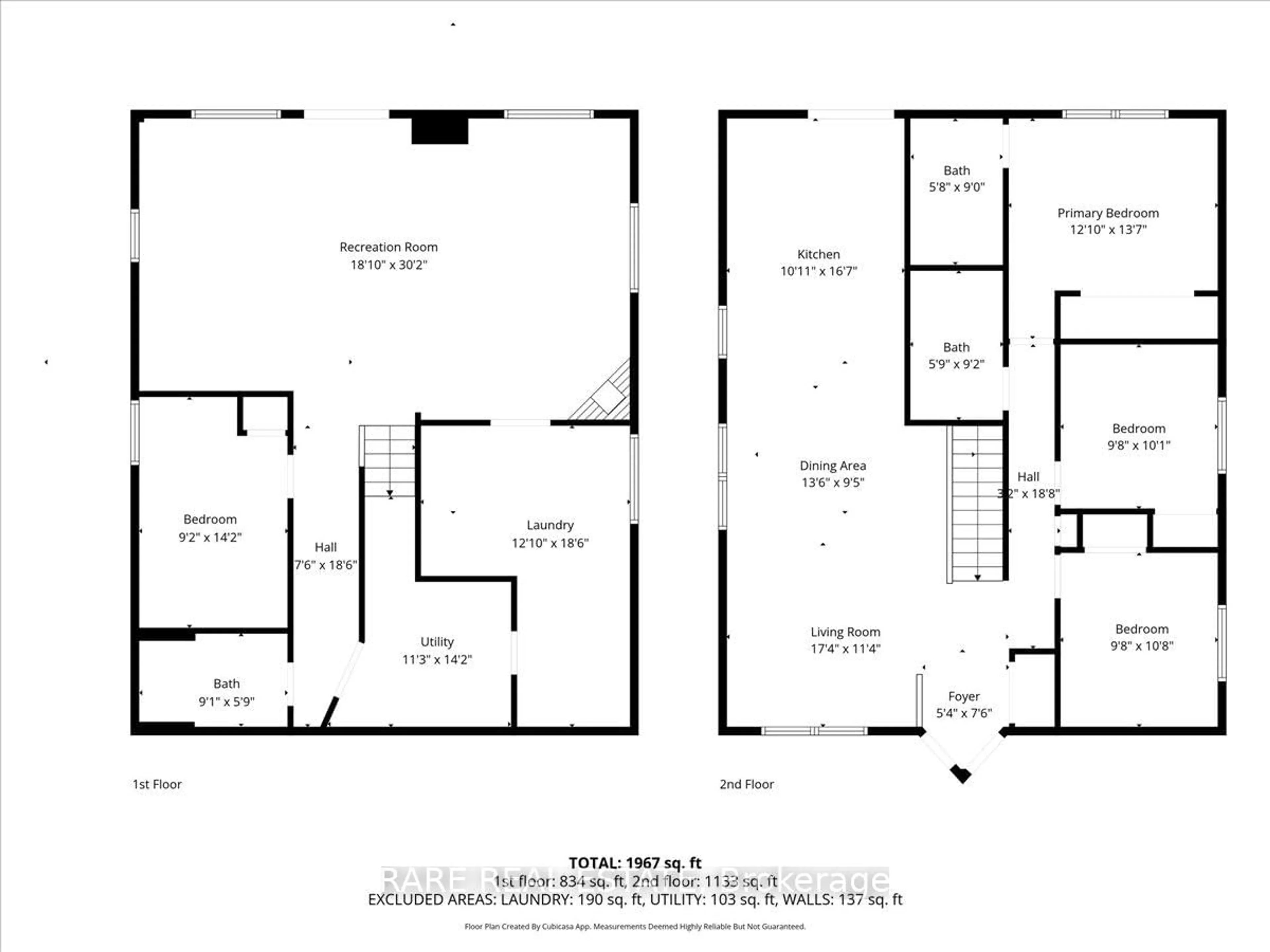Floor plan for 220 Livingstone St, Barrie Ontario L4M 6M5