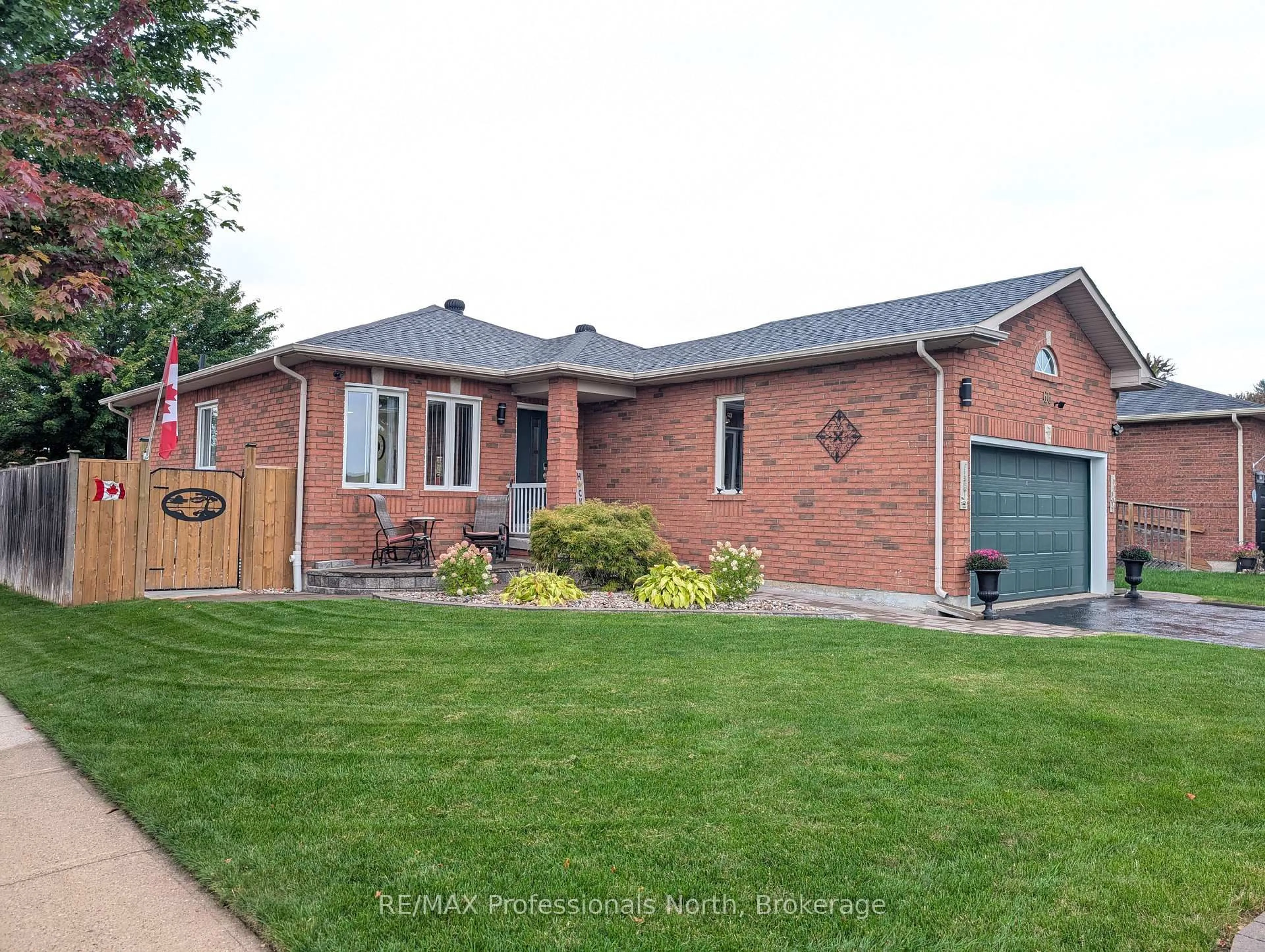 Home with brick exterior material, street for 66 Coleman Dr, Barrie Ontario L4N 0N9