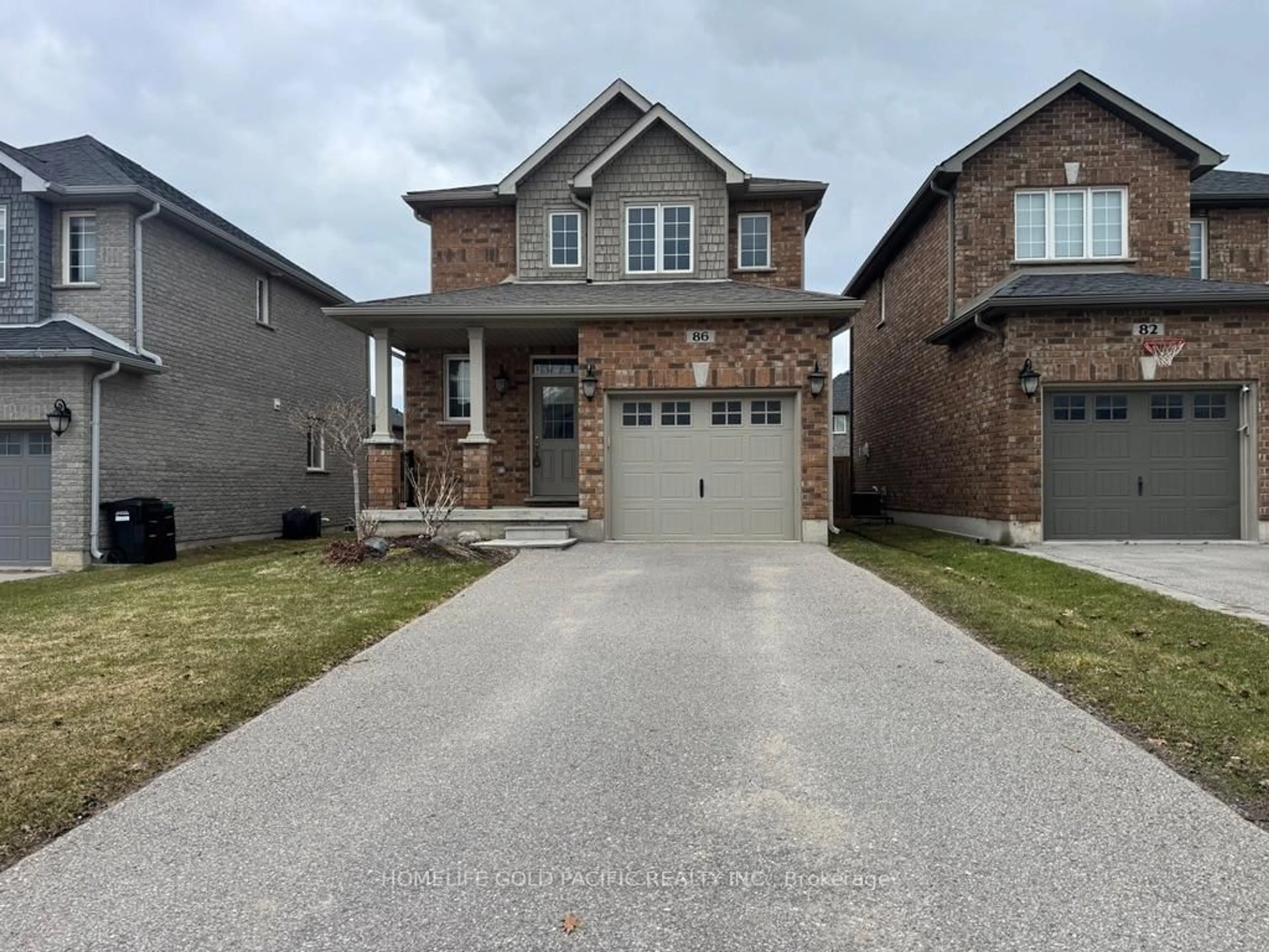 Home with brick exterior material, street for 86 Nathan Cres, Barrie Ontario L4N 0S2