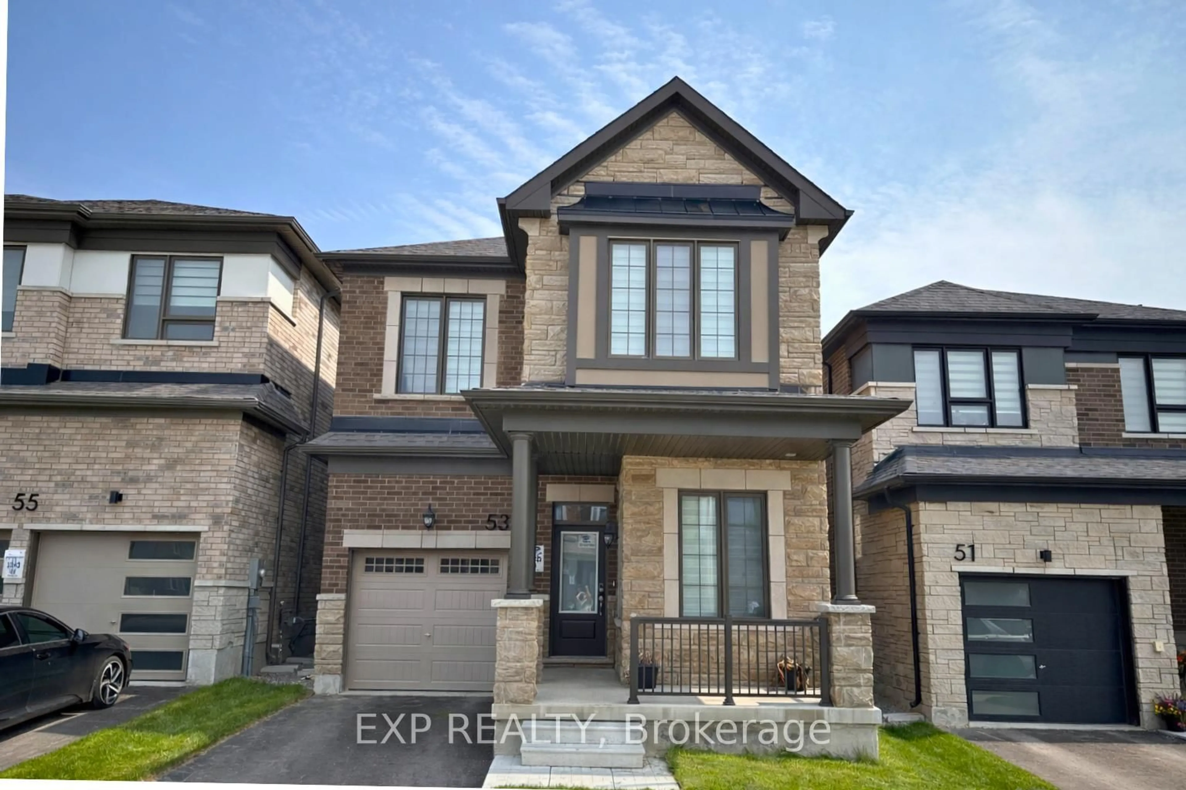 Home with brick exterior material, street for 53 Mcbride Tr, Barrie Ontario L9J 0P9