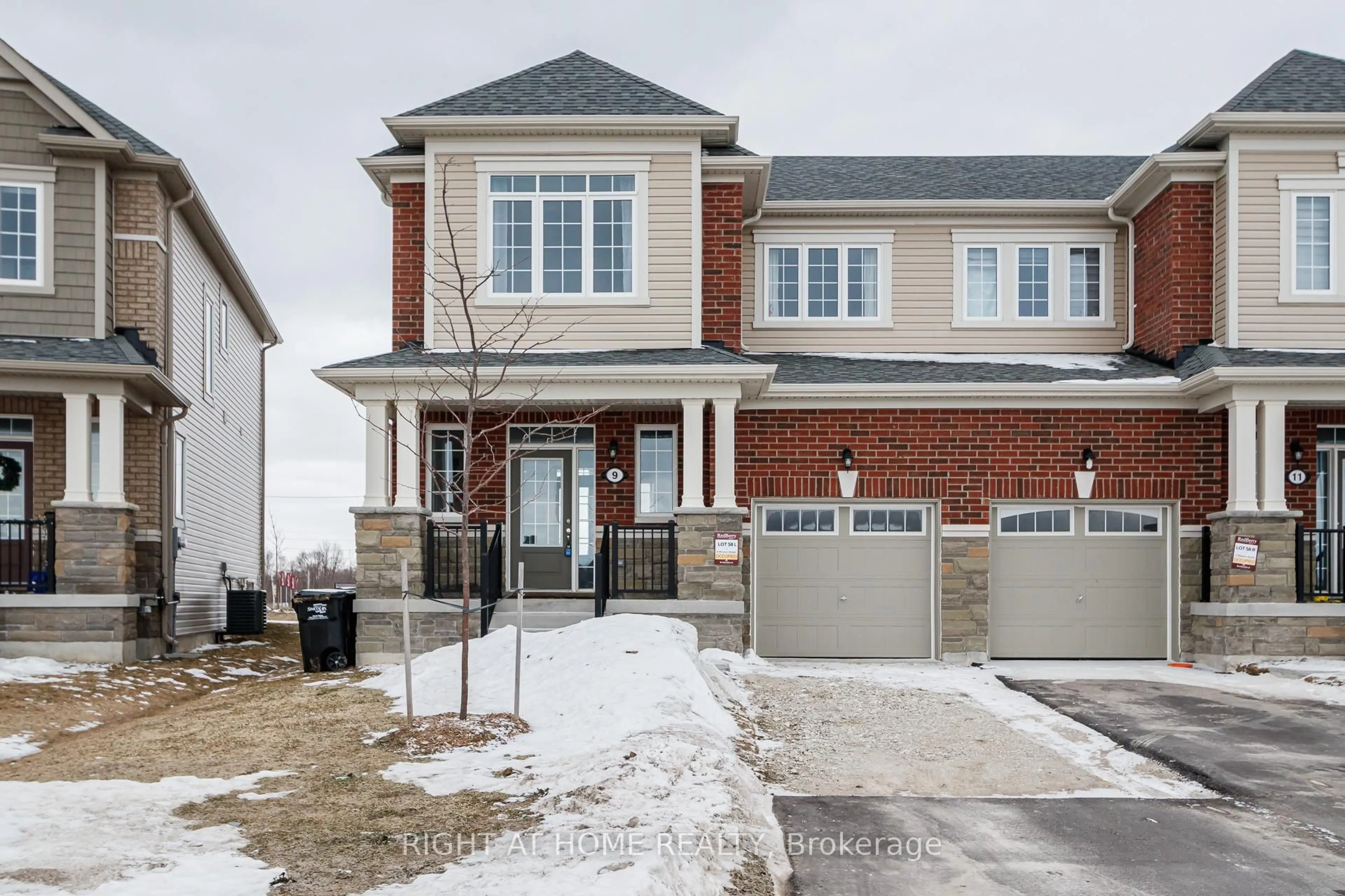 Home with brick exterior material, street for 9 Mission St, Wasaga Beach Ontario L9Z 0L8