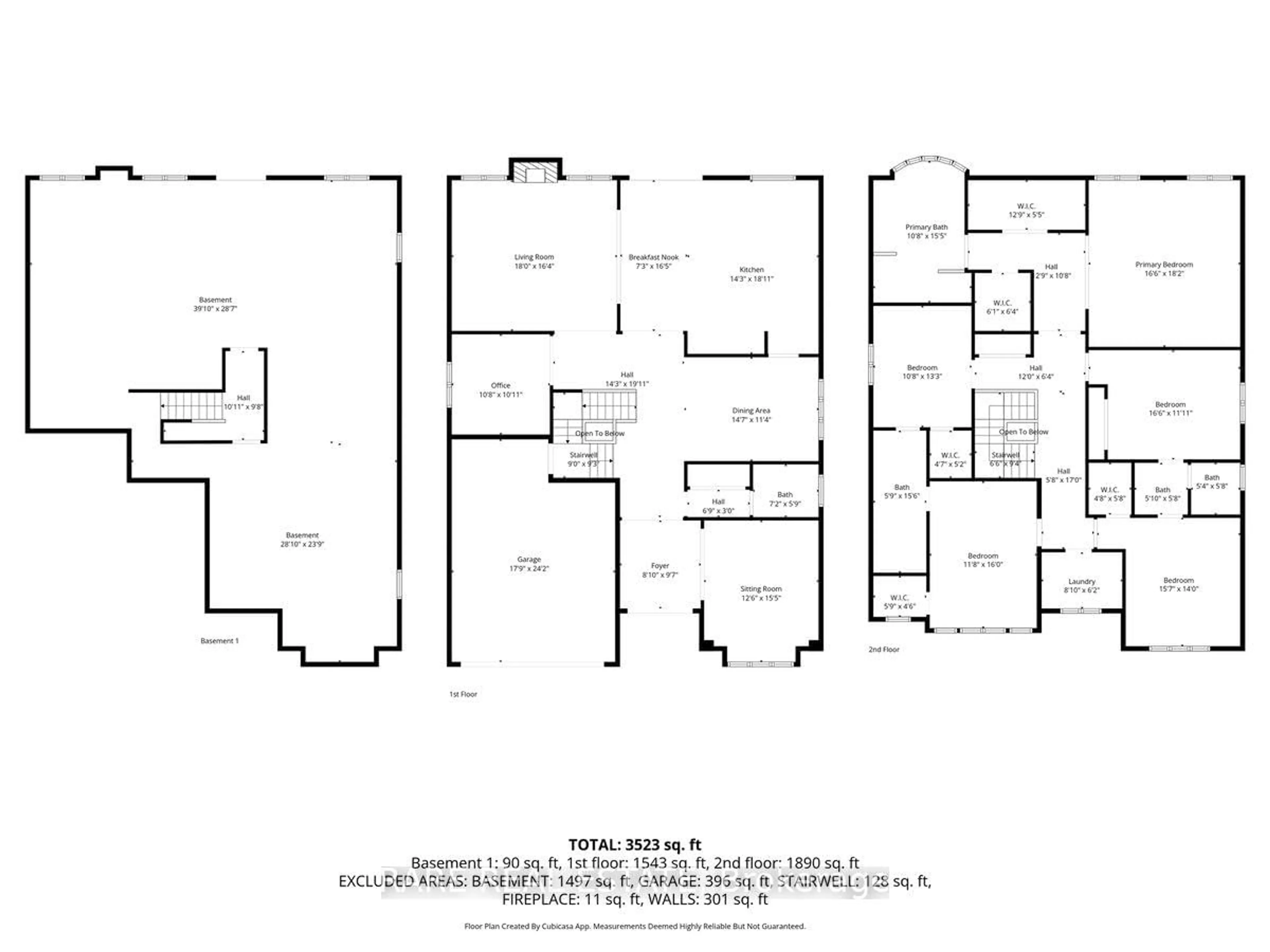 Floor plan for 17 Sanford Circ, Springwater Ontario L9X 2A8