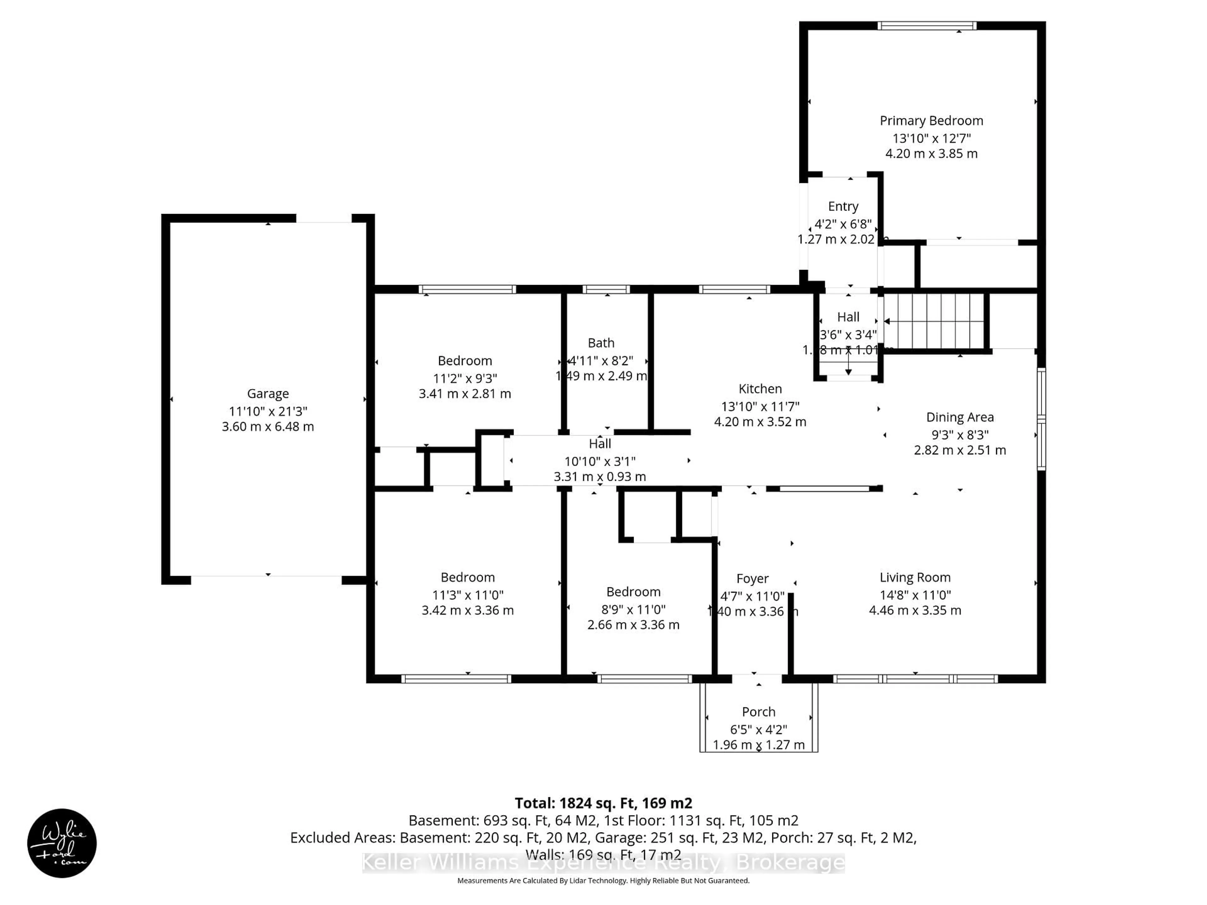 Floor plan for 106 Nelson St, Barrie Ontario L4M 4K7